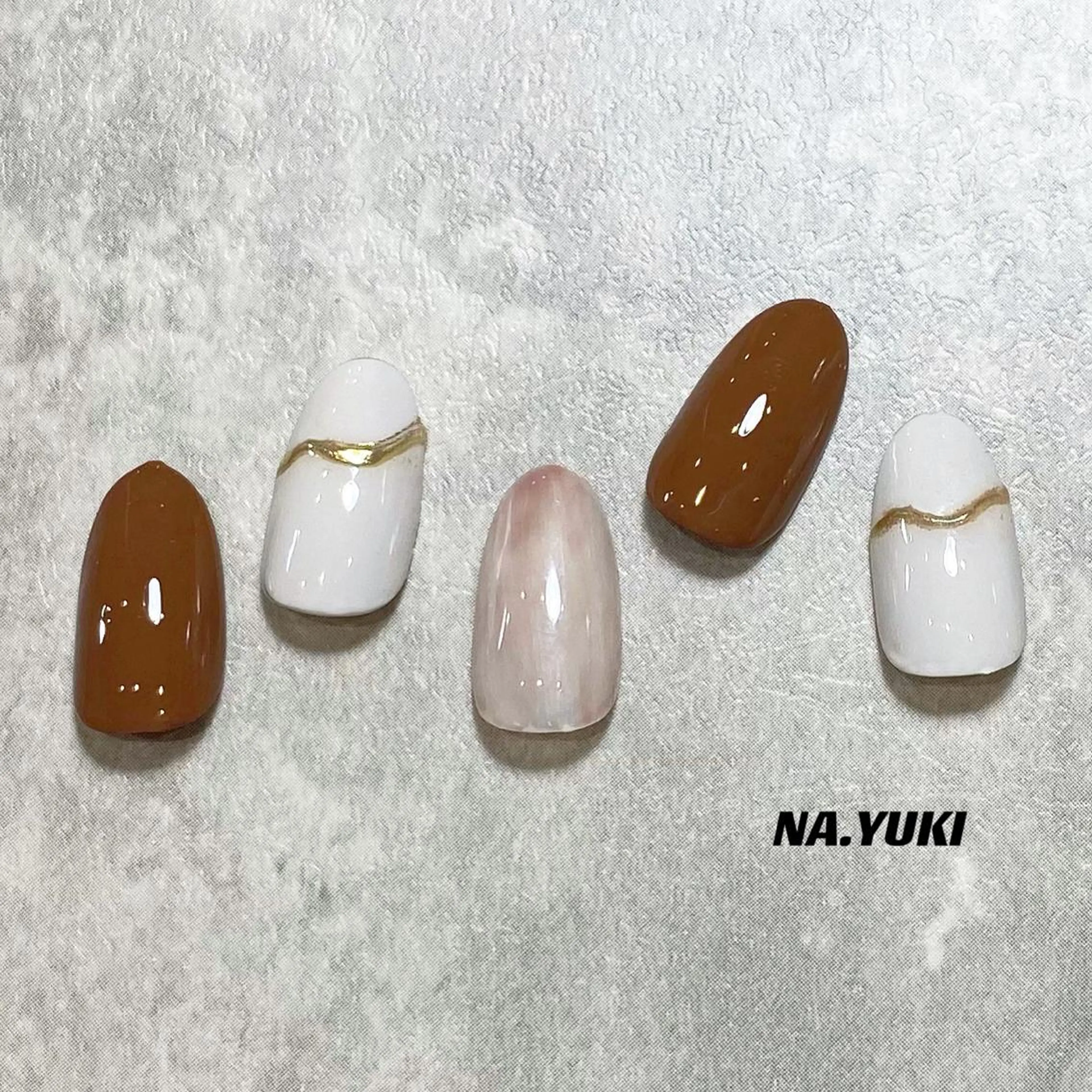 🦋当店デザイン定額コース 5500円デザイン★20種が選べる【初回ジェルオフ無料ケア込み】の写真