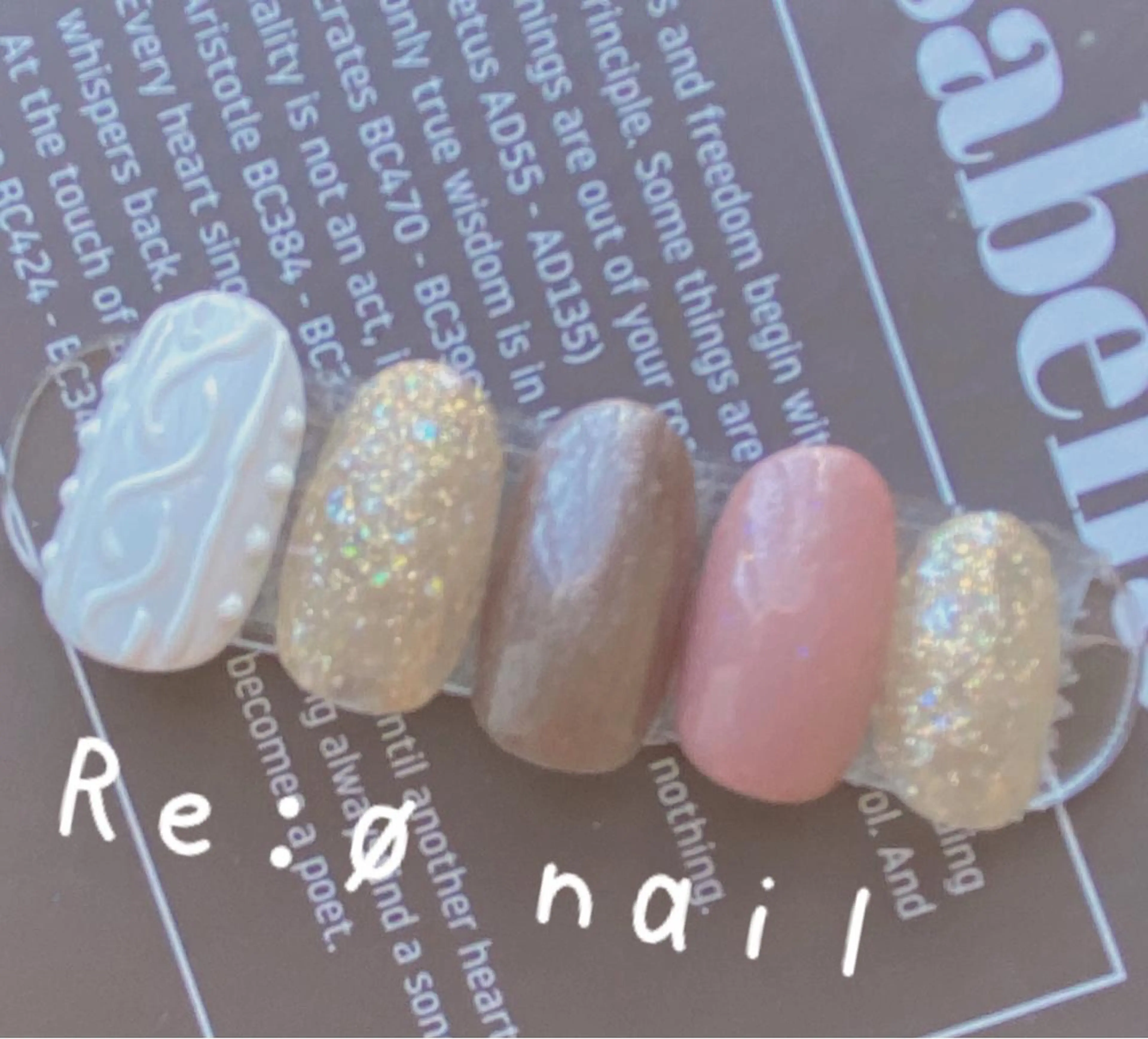 ネイル ハンドネイル Re:Ø nail 🩵TSUJIのネイルデザイン