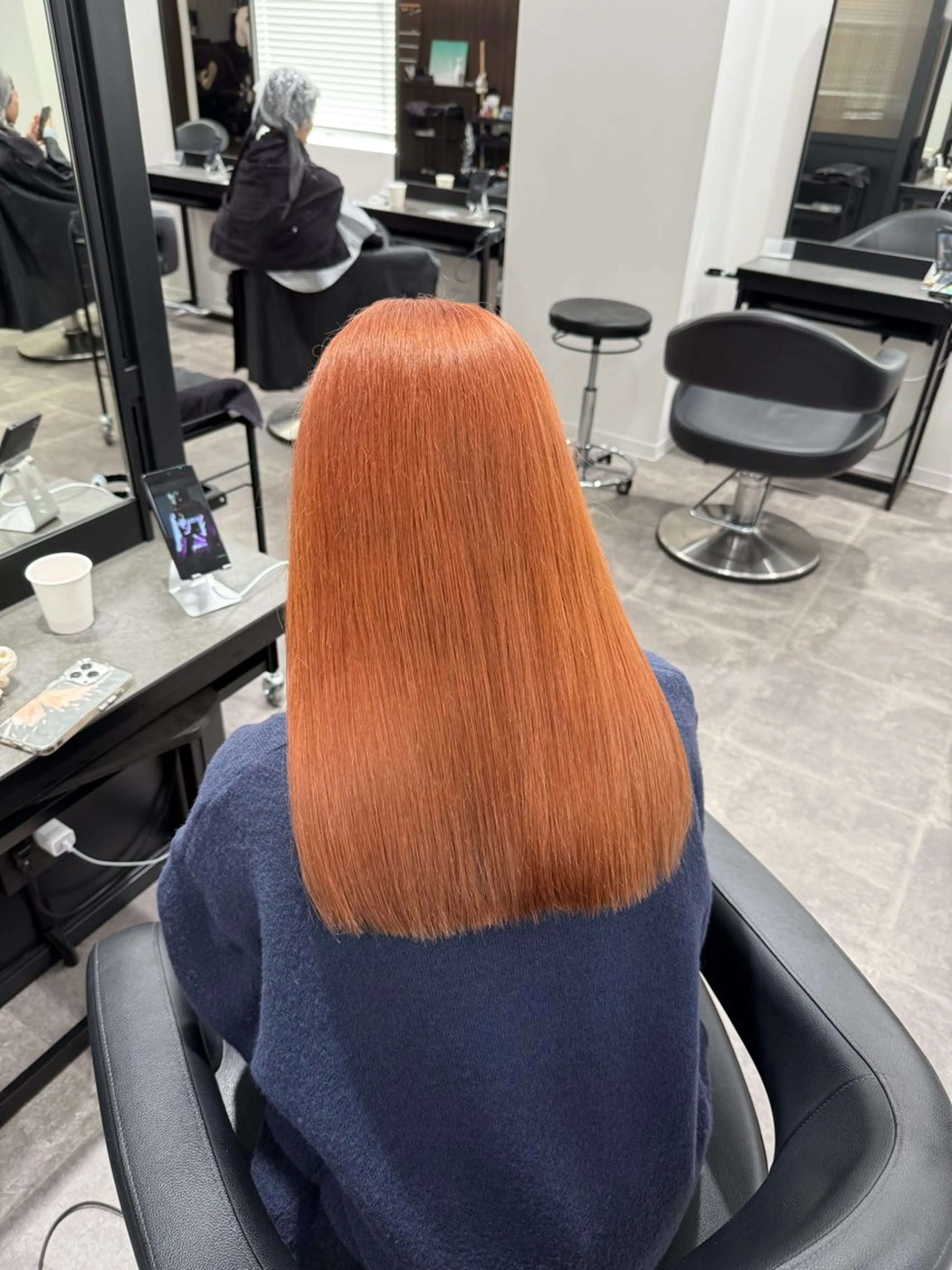 ロング カラー ヘアアレンジ ヘアカラー トリートメント ヘッドスパ 💗暖色特化ピンク/ 赤髪💗HARUNAのヘアスタイル