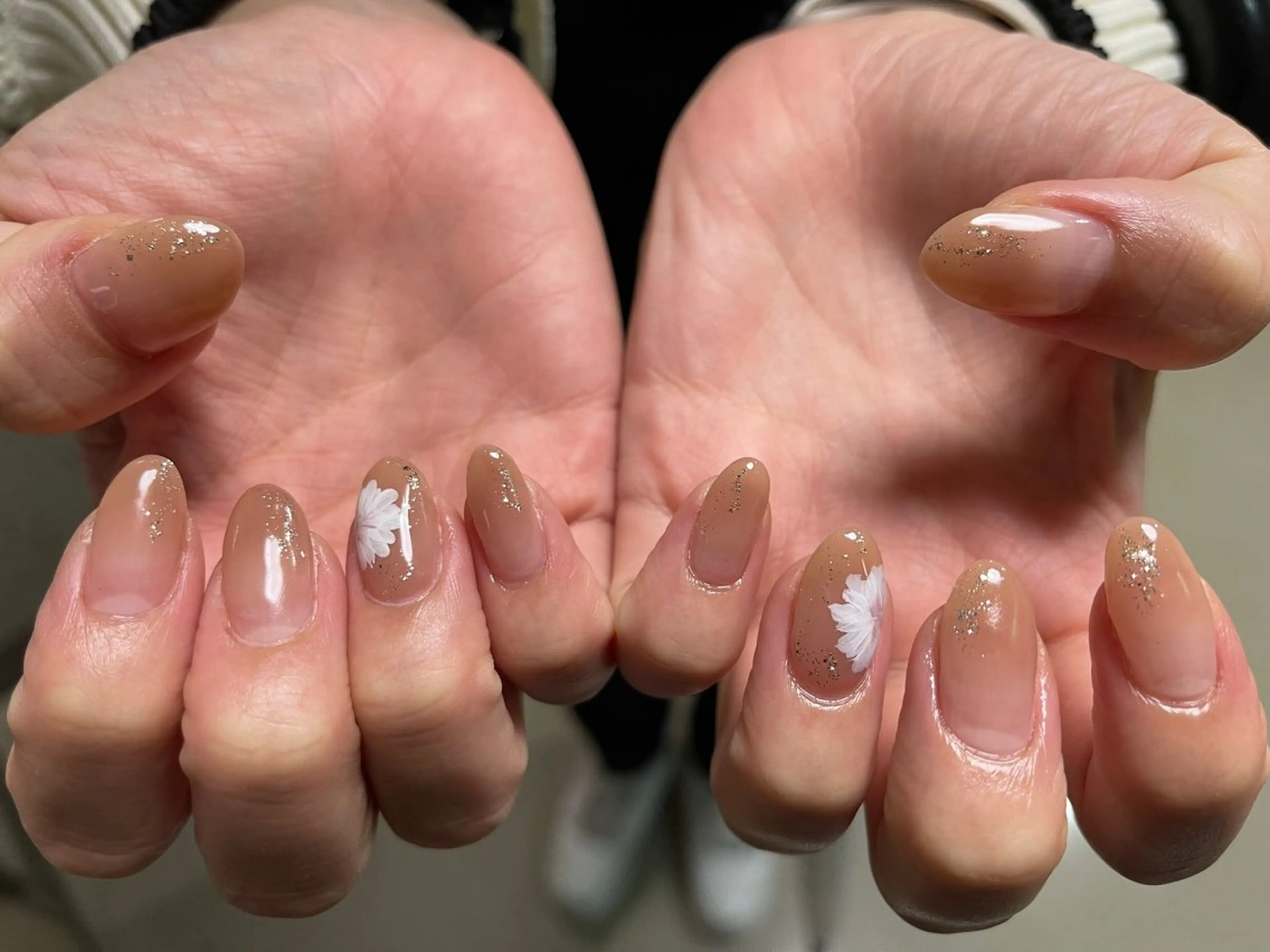 ネイル フラワーネイル オフィスネイル シンプルネイル mieux HAZUKiのその他イメージ