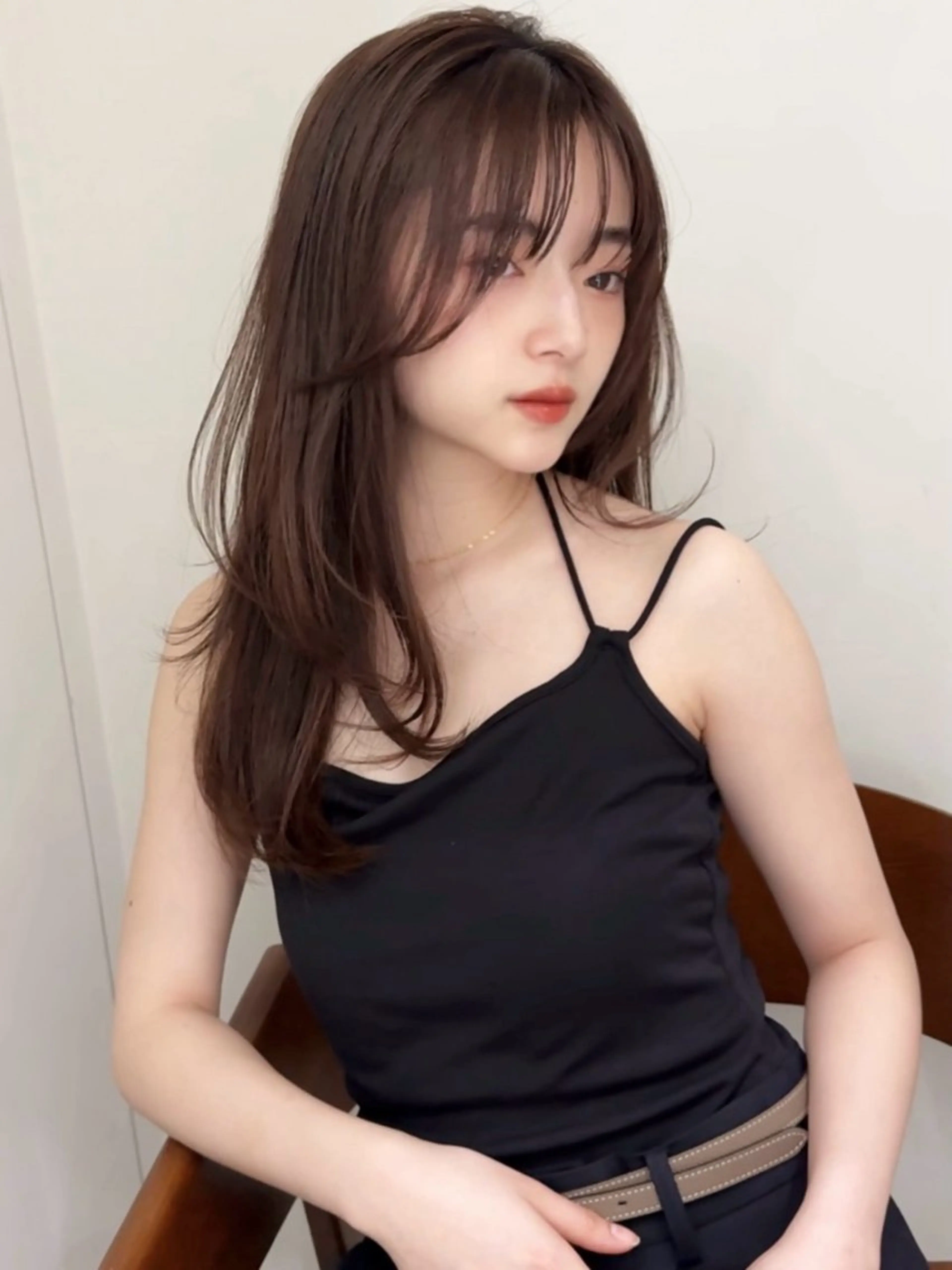 セミロング 表参道/レイヤー/ 髪質改善/ryoのヘアスタイル