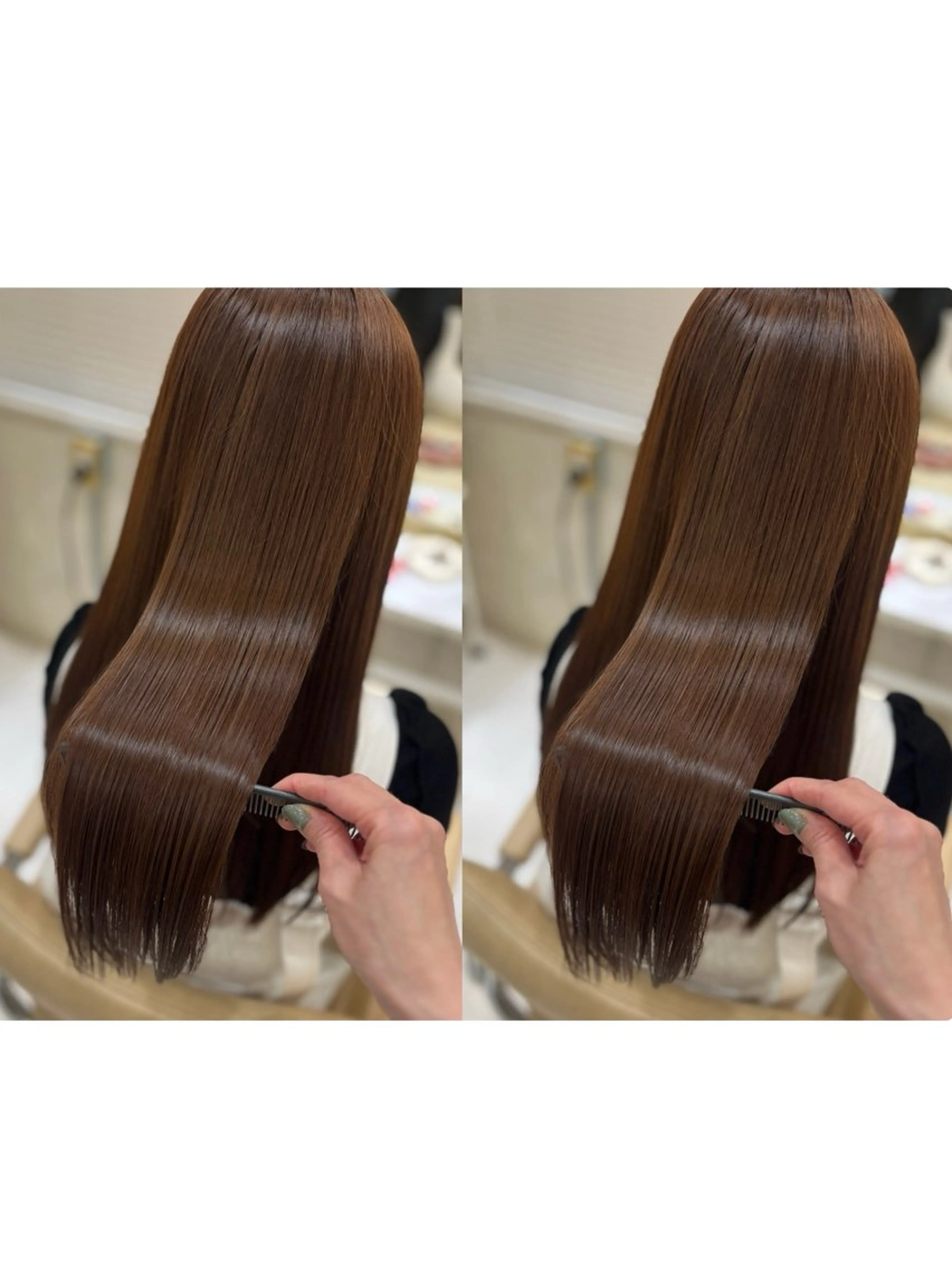 ロング カット ヘアカラー トリートメント Zina/ボブショー ト顔周りKEIKOのヘアスタイル