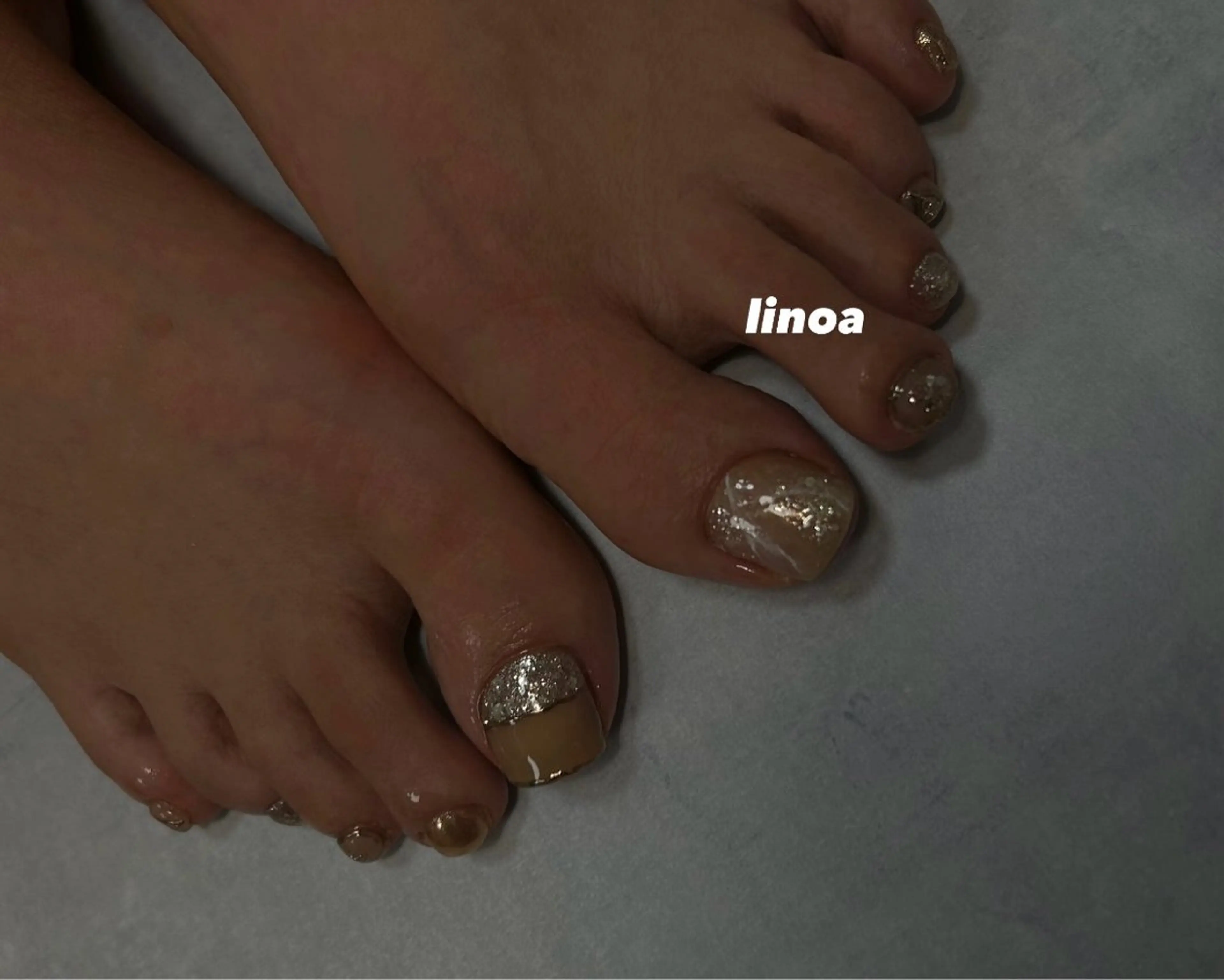 ネイル ニュアンスネイル フットネイル nailsalon Linoaのその他イメージ