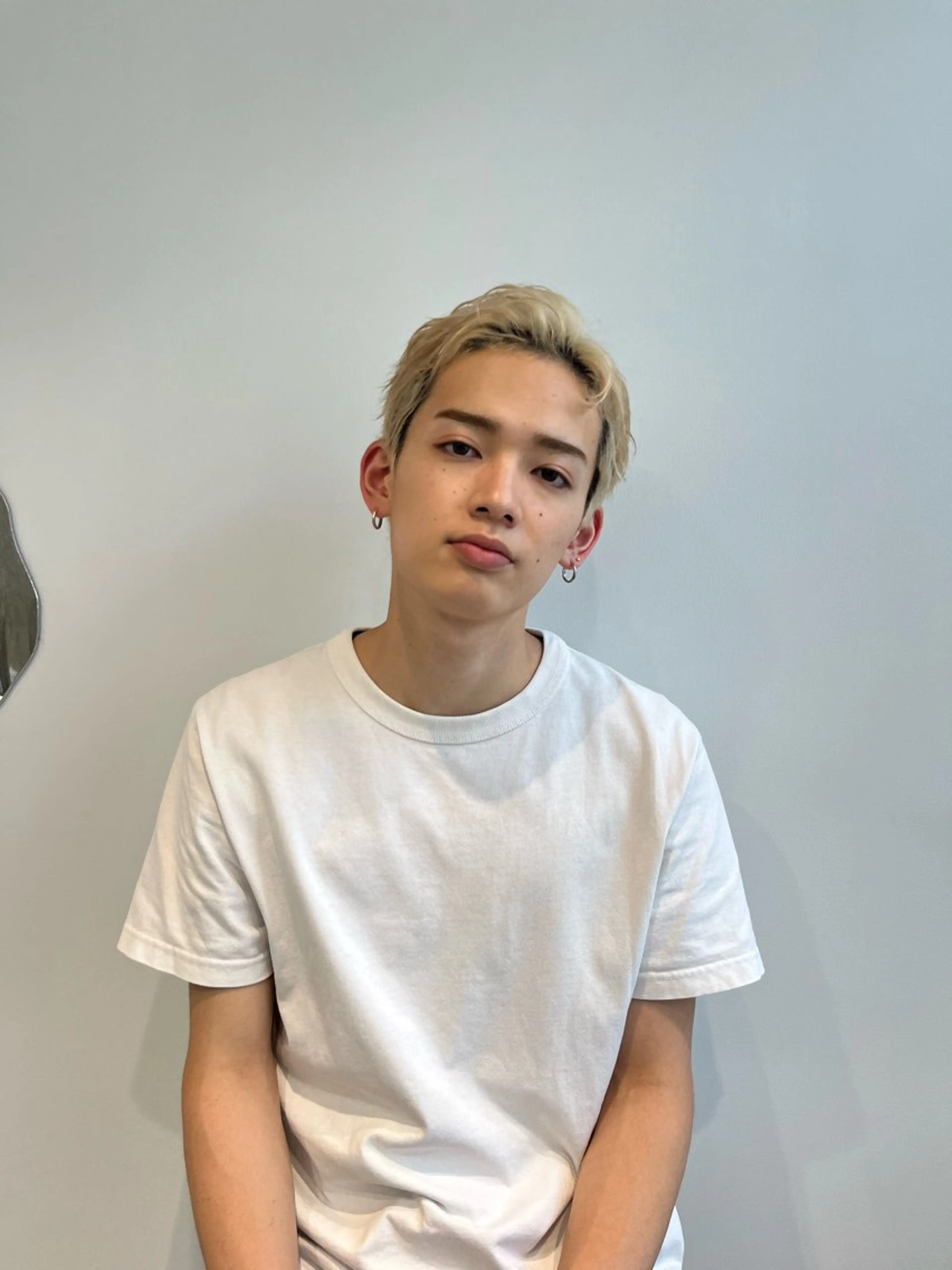 ショート カラー メンズ é.dit tokyo所属・チナ tinaのヘアスタイル