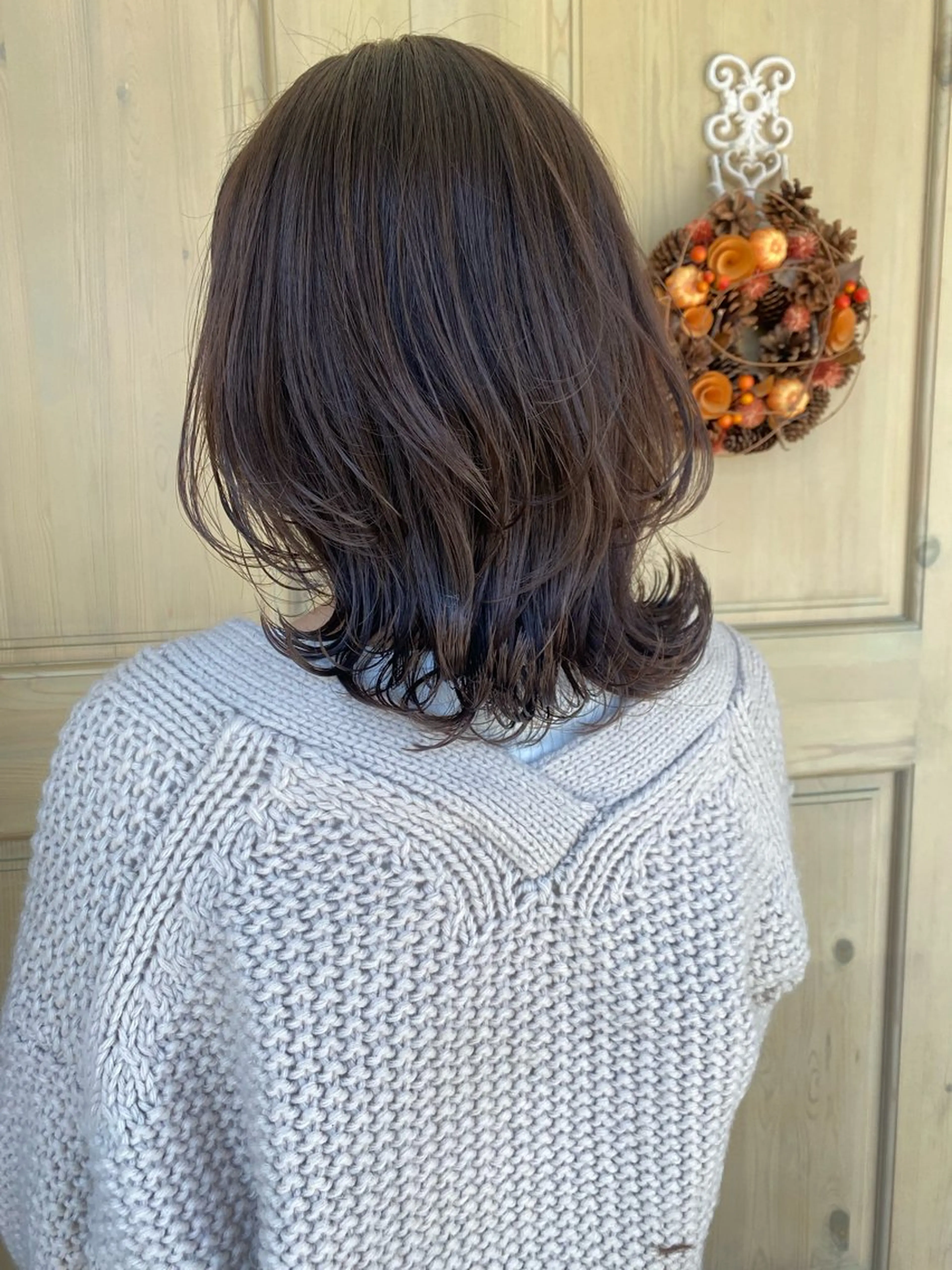 セミロング カラー レイヤーカット tocolaso 柏所属・根本 瑠実のヘアスタイル