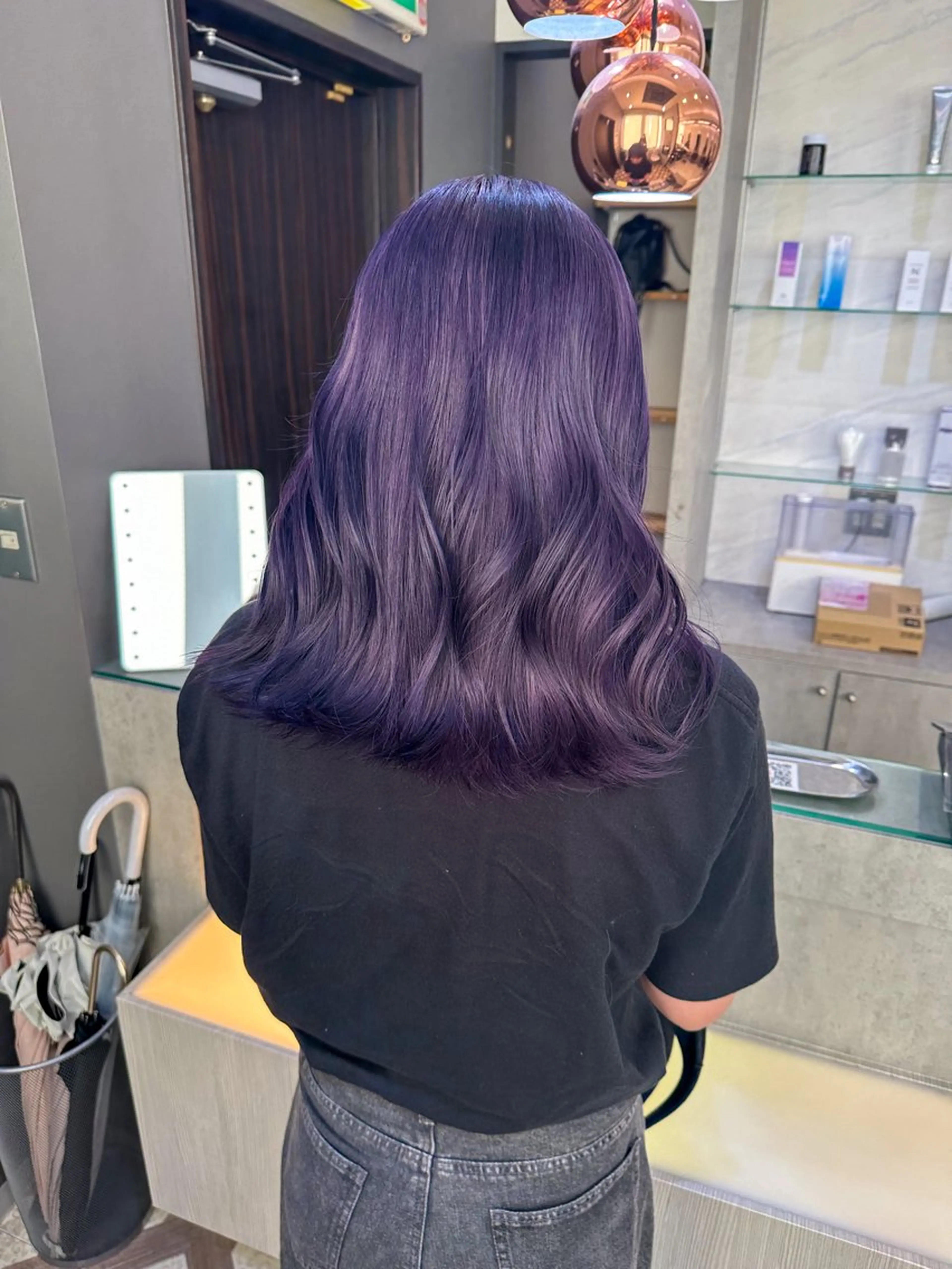 カラー ユイ☆ハイトーン ☆ブリーチデザインのヘアスタイル