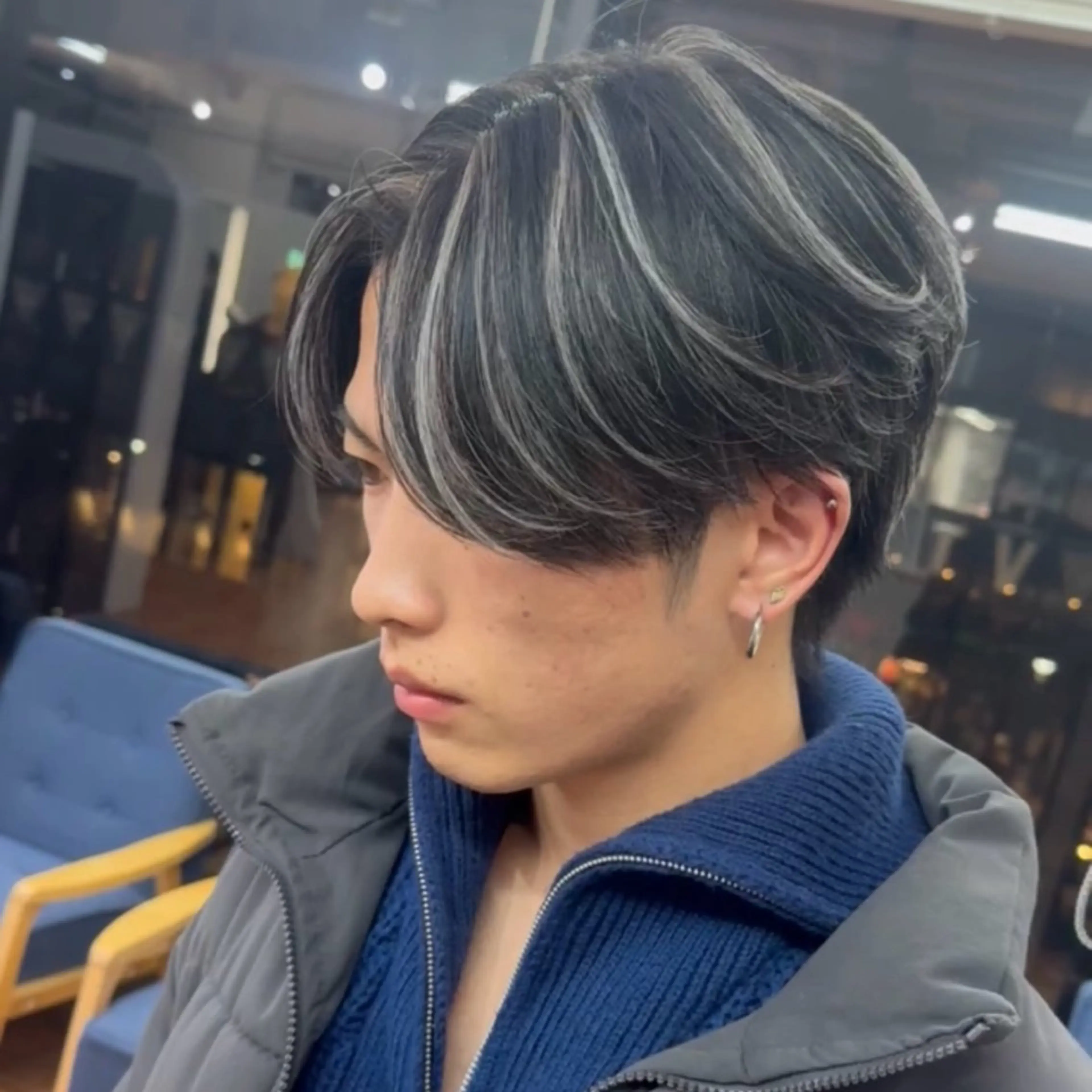 カラー メンズ メンズカット ‪‪/メッシュのヘアスタイル