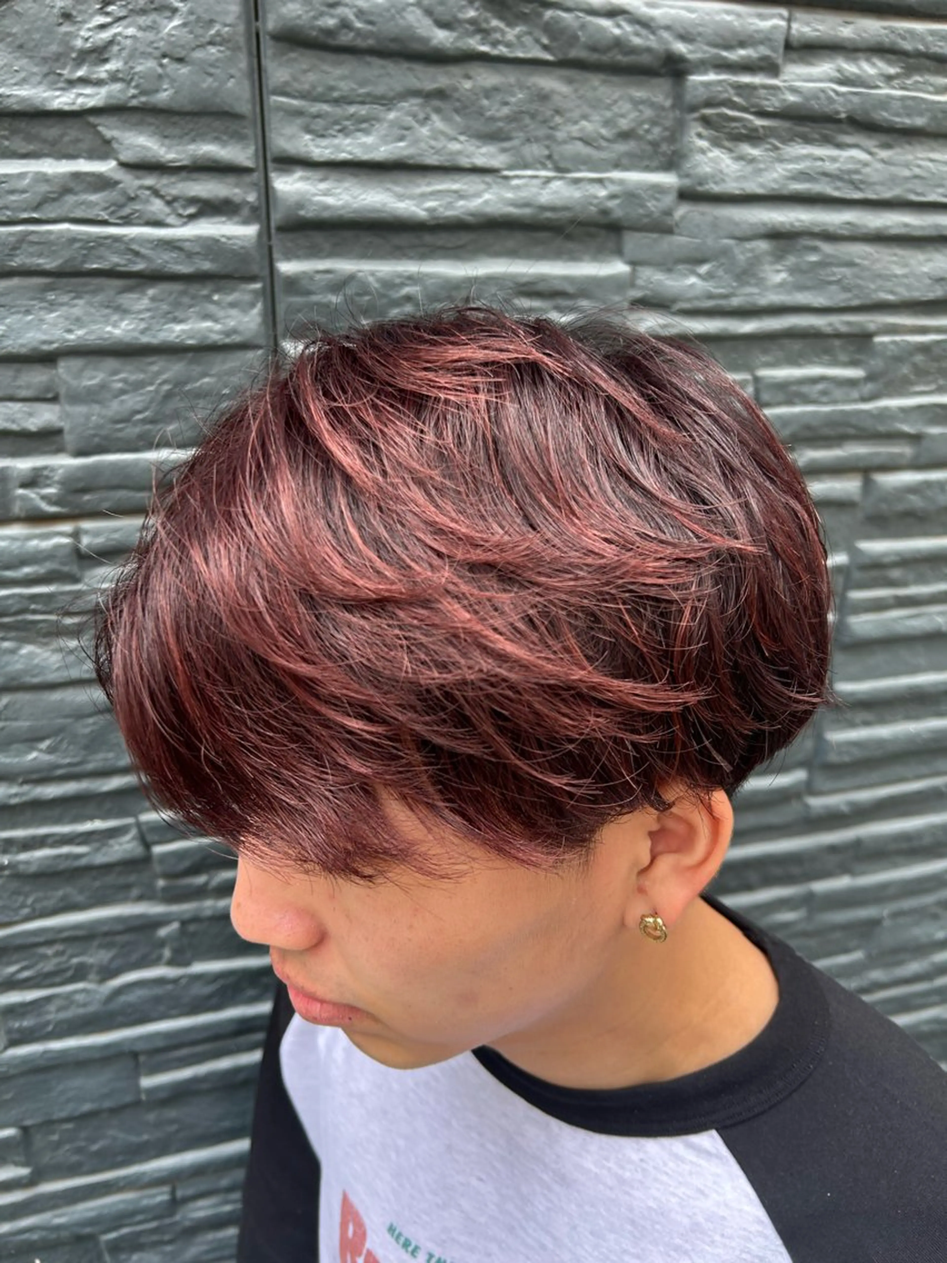 メンズ ヘアカラー 森山 愛有菜のヘアスタイル