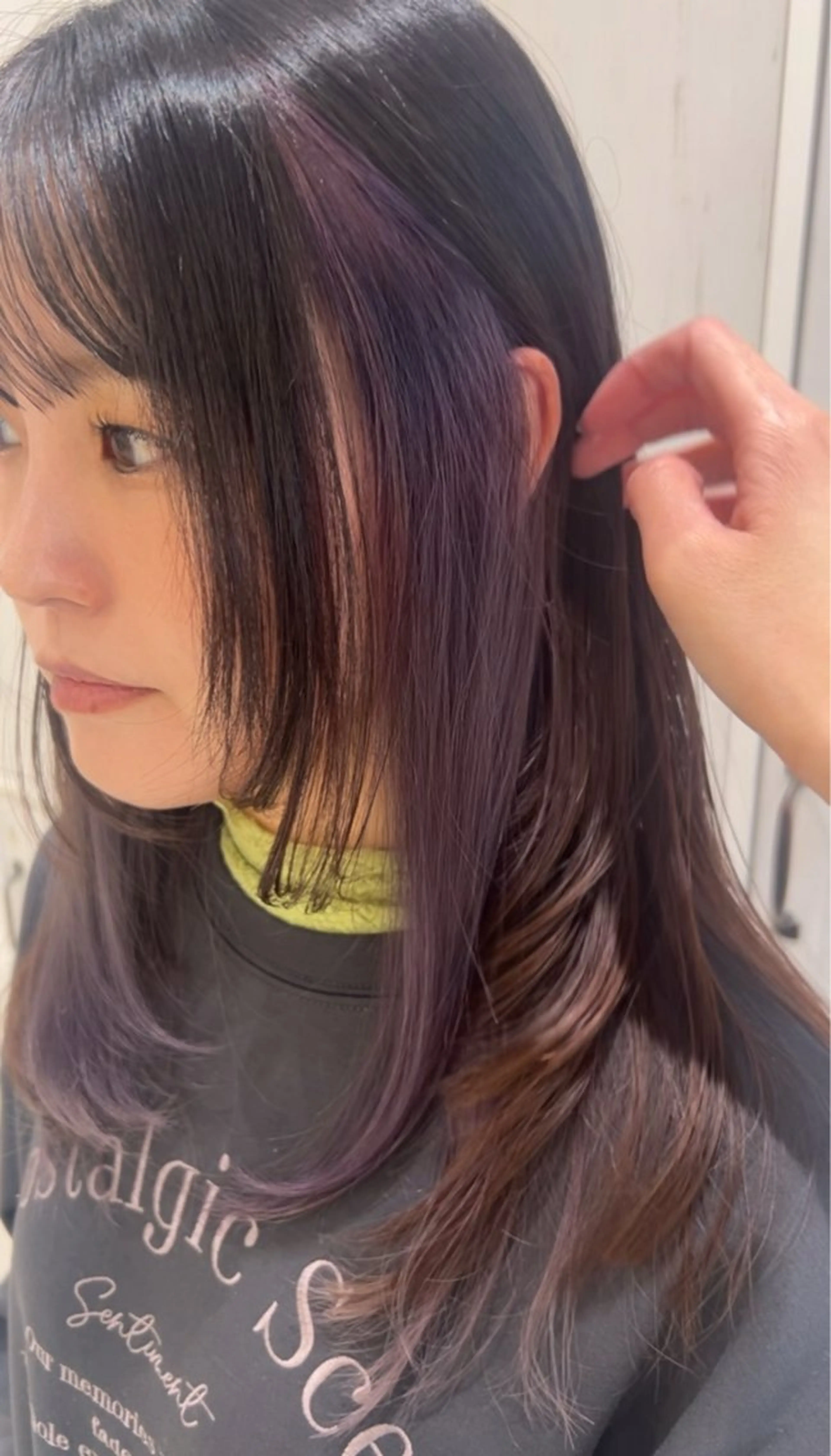 セミロング カラー ヘアカラー hana/海外風ヘア /レイヤーカットのヘアスタイル