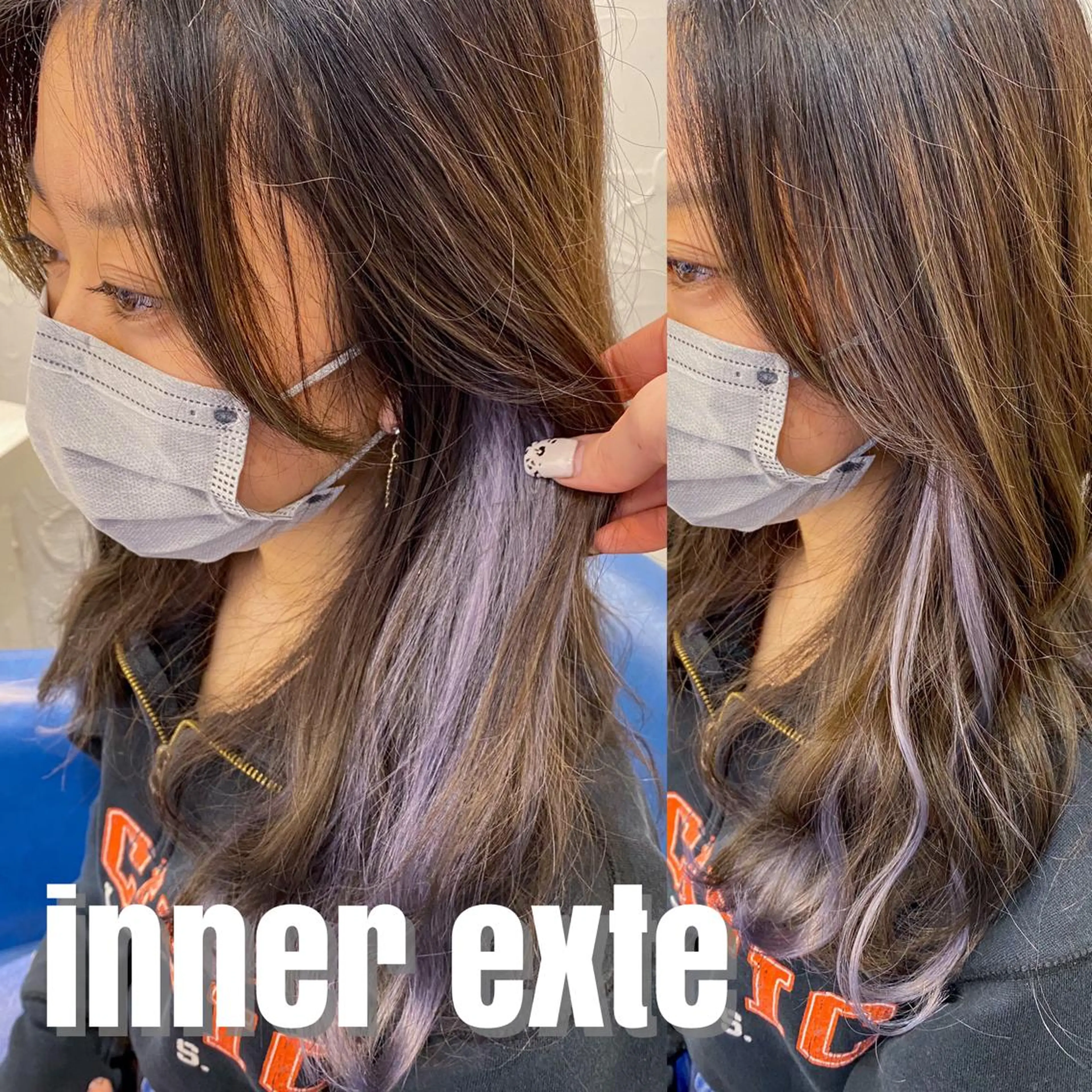 セミロング カラー uros.所属・メンズパーマ/ エクステ🌞セナのヘアスタイル