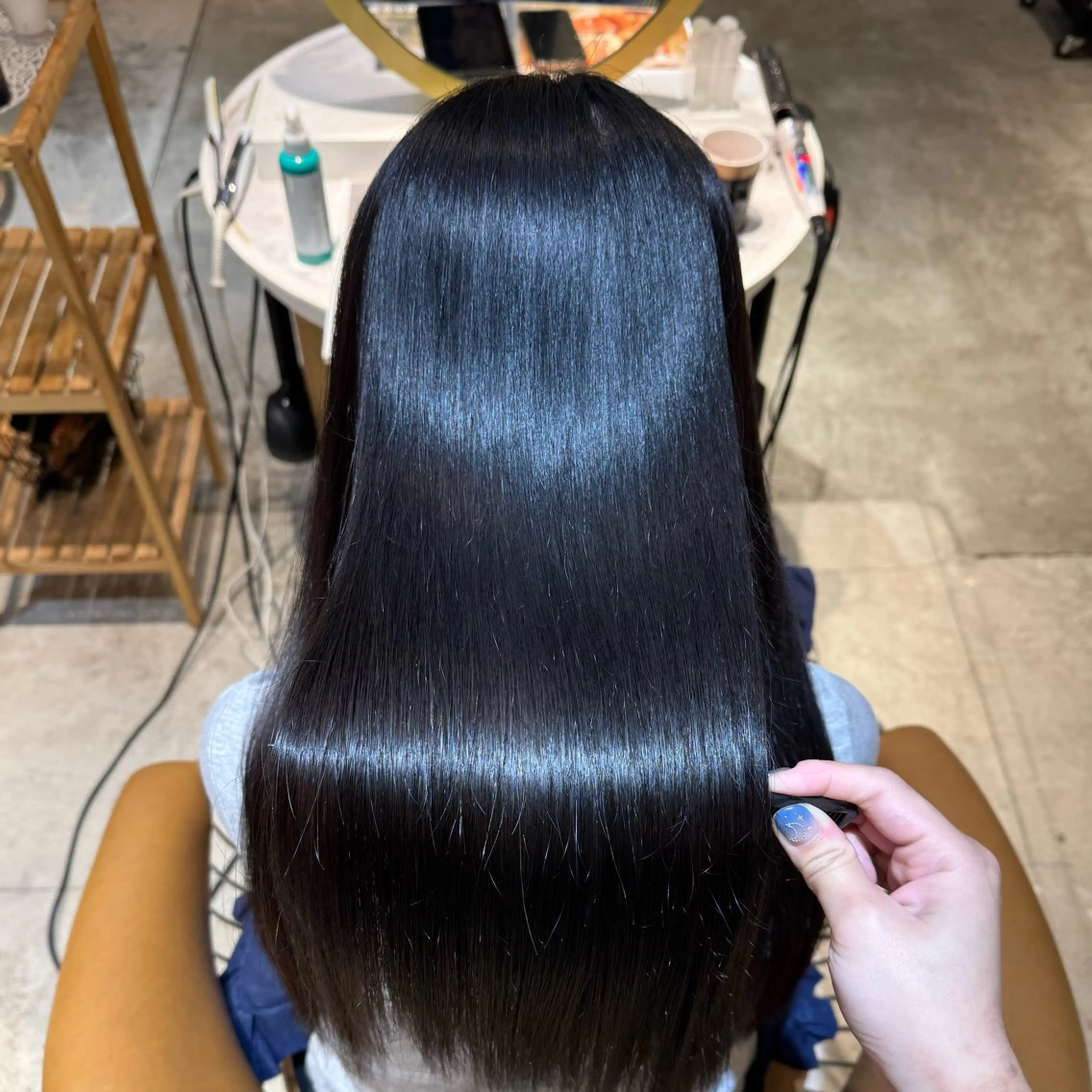【🉐ミニモ学割🉐】縮毛矯正＋カット＋ナノケアトリートメントの写真