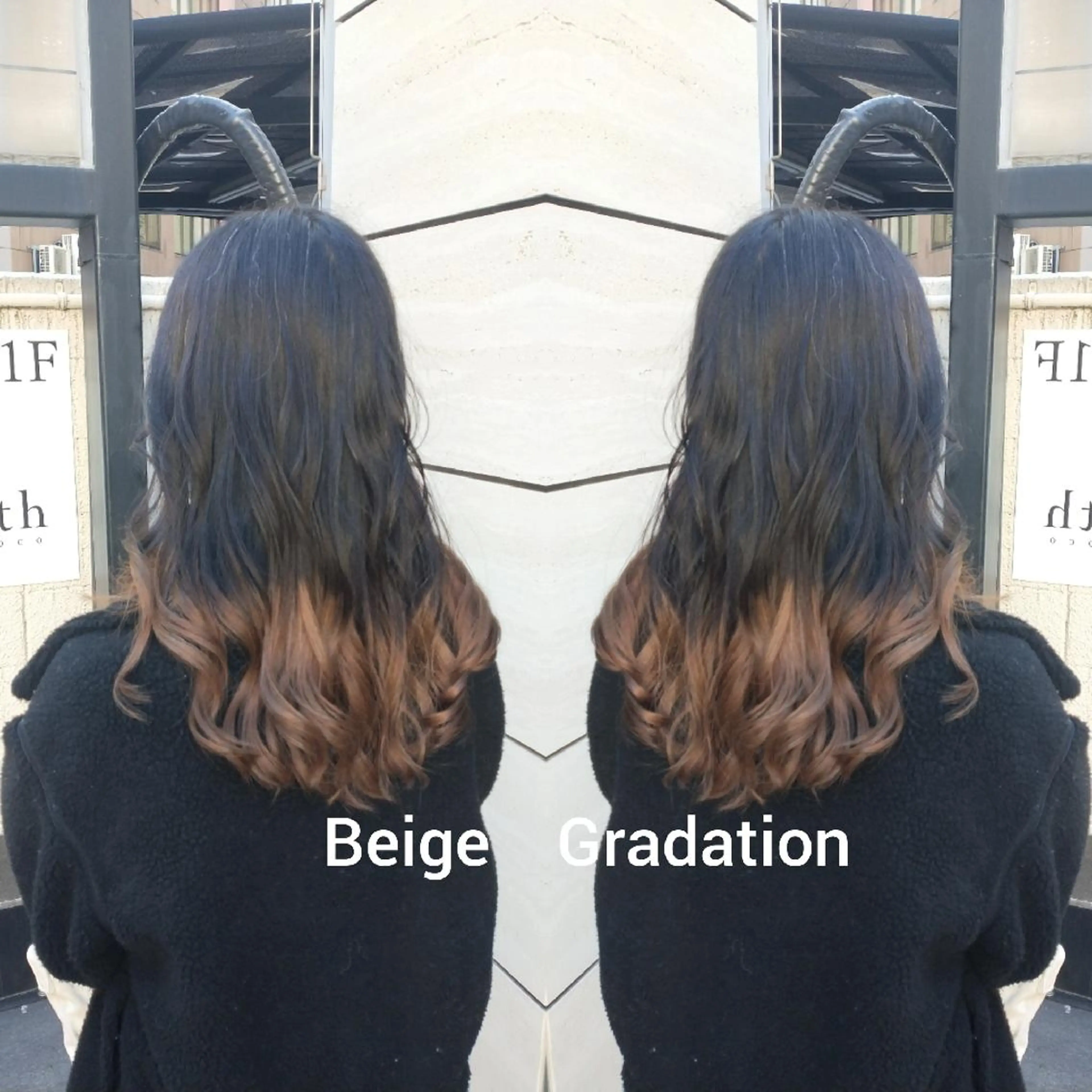 ロング カラー カラーブリーチ特化 石原勇希のヘアスタイル