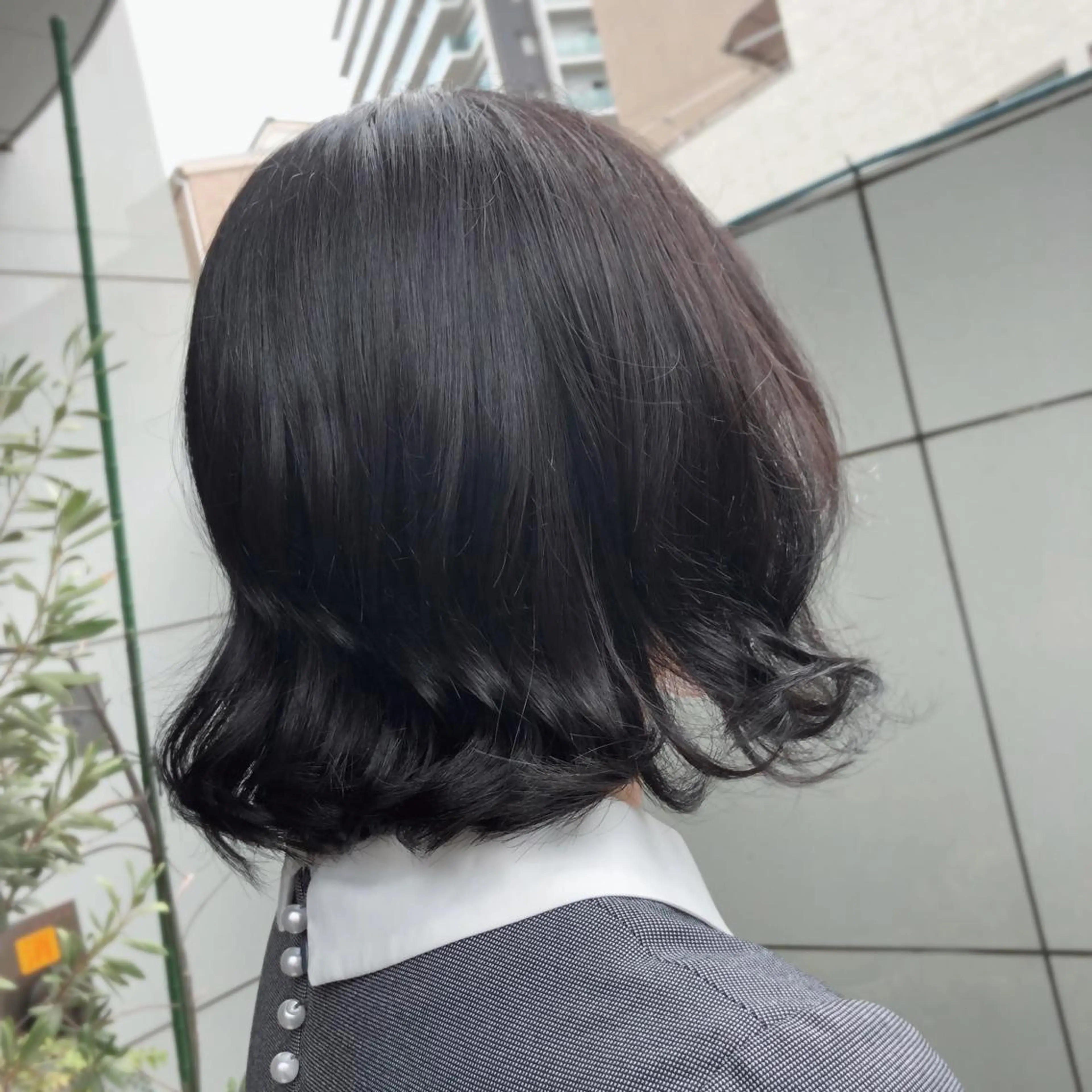 ミディアム カラー ヘアカラー トリートメント 山崎 絵莉香のヘアスタイル