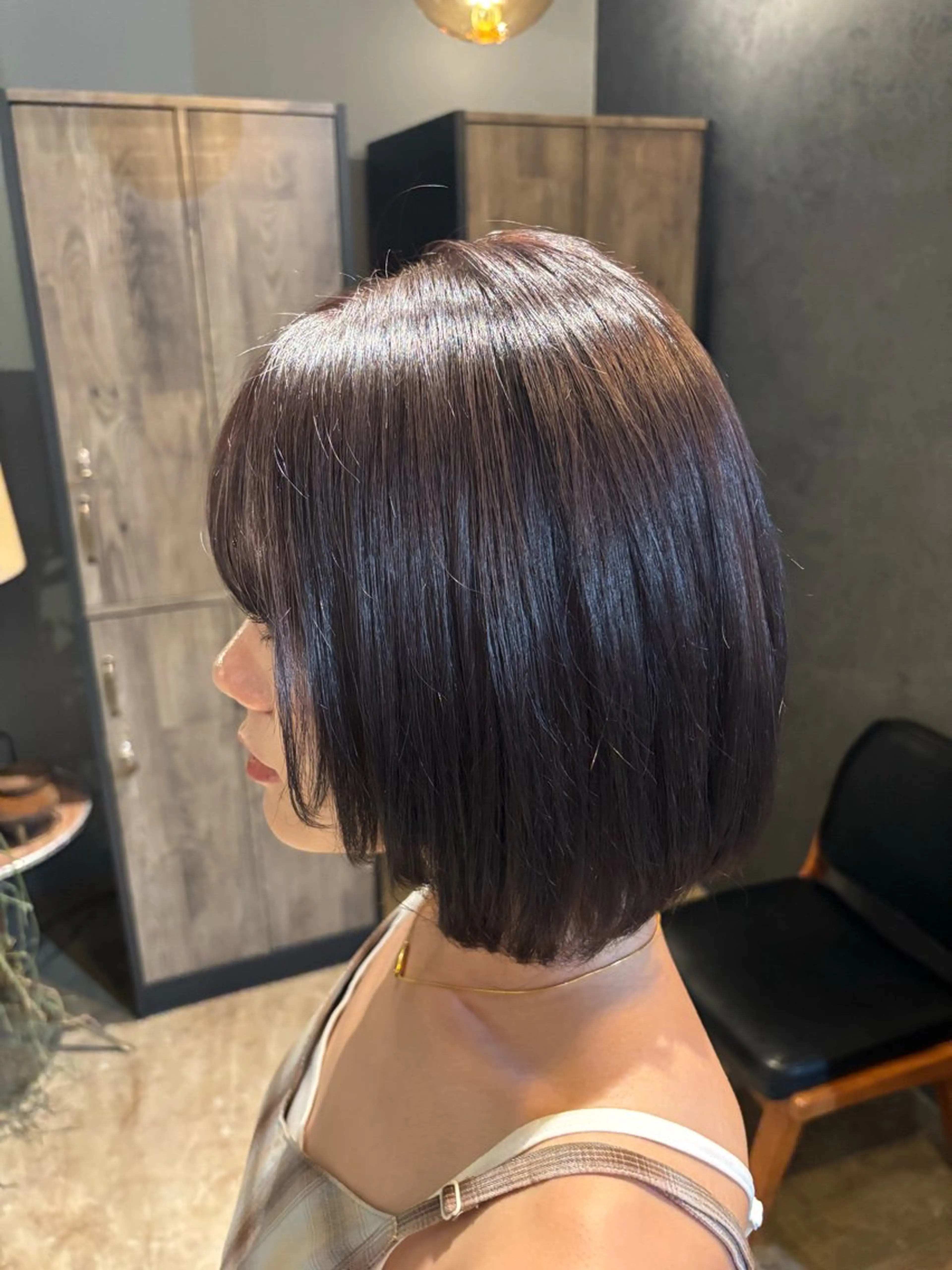 カラー 透明感カラー グレージュ ヘアカラー 名護 寿音のヘアスタイル