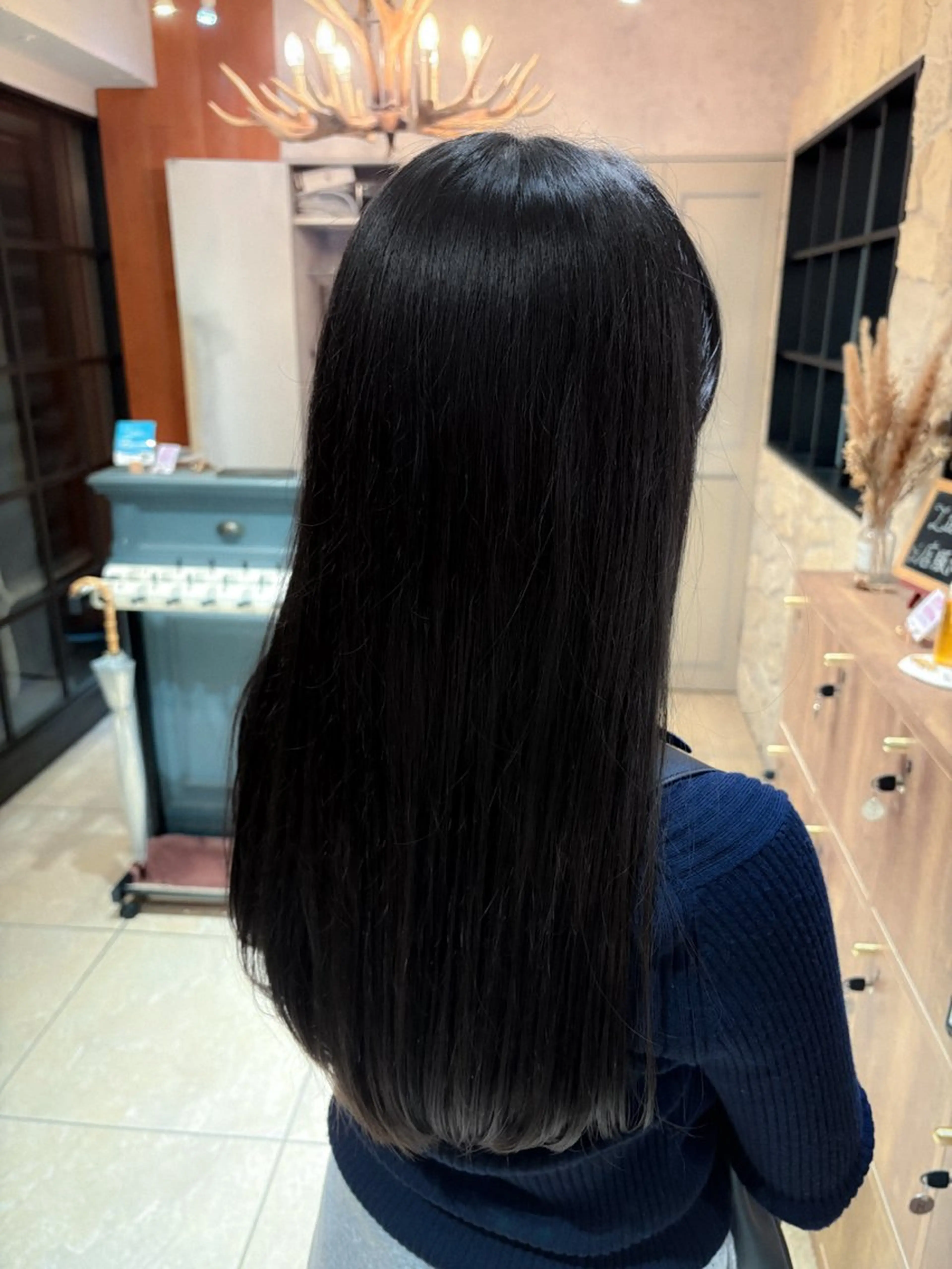 ロング カラー 透明感カラー ダークグレー ダークグレージュ グレージュ ✩₊˚透明感カラー 🦋🫧aoi⋆.✮のヘアスタイル