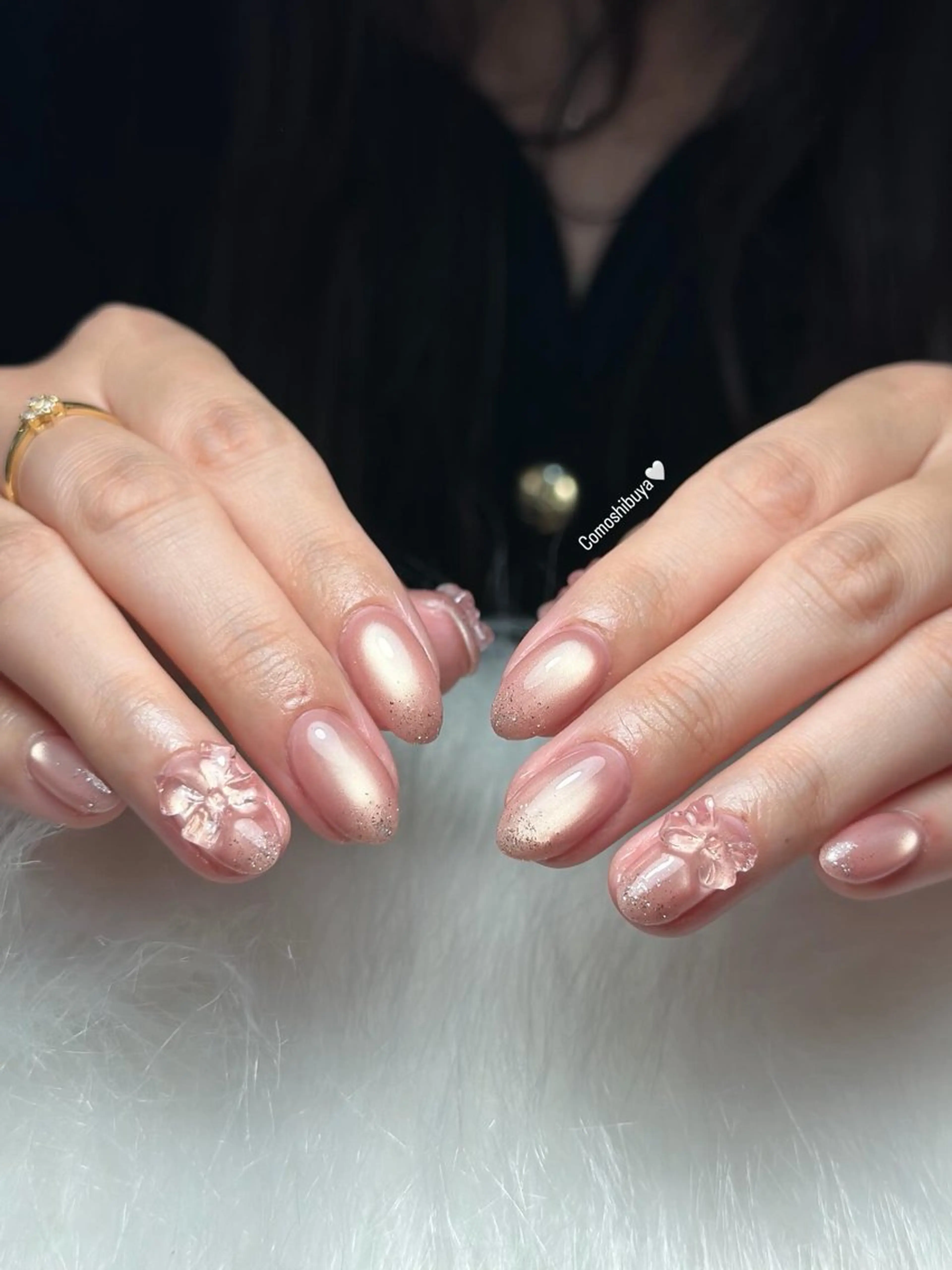 ネイル 韓国ネイル シンプルネイル ワンホンネイル ハンドネイル CoMo Nail Studio所属・CoMo Nailのネイルデザイン