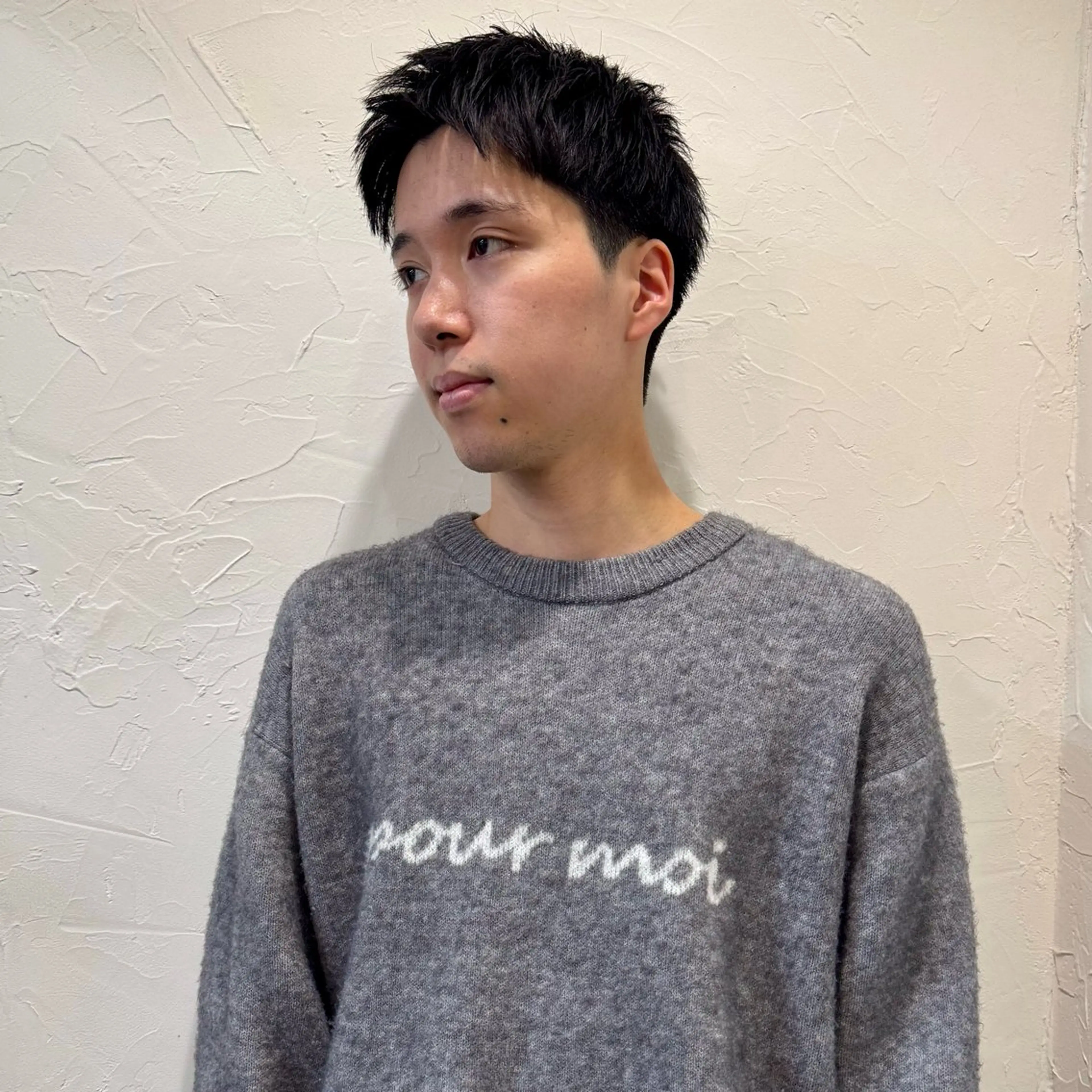 ショート メンズ アップバング メンズ就活ヘア メンズパーマ メンズショート スパイキーショート カット ヘアセット 【池袋/スパイキー ショート】ⓝⓘⓜⓤのヘアスタイル
