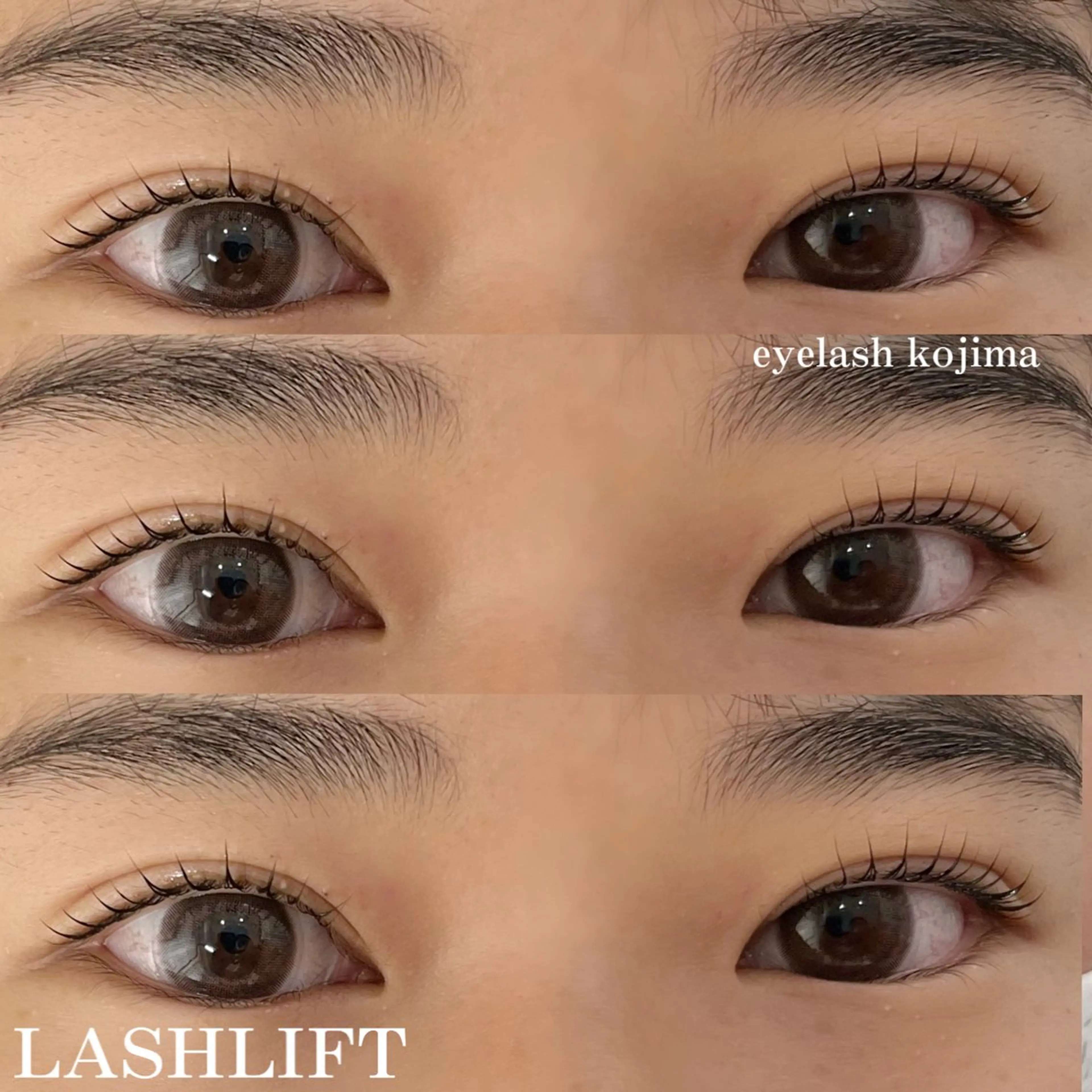 マツエク・マツパ パリジェンヌラッシュリフト 一重×まつ毛パーマ Trinity eyelashのマツエク・マツパデザイン