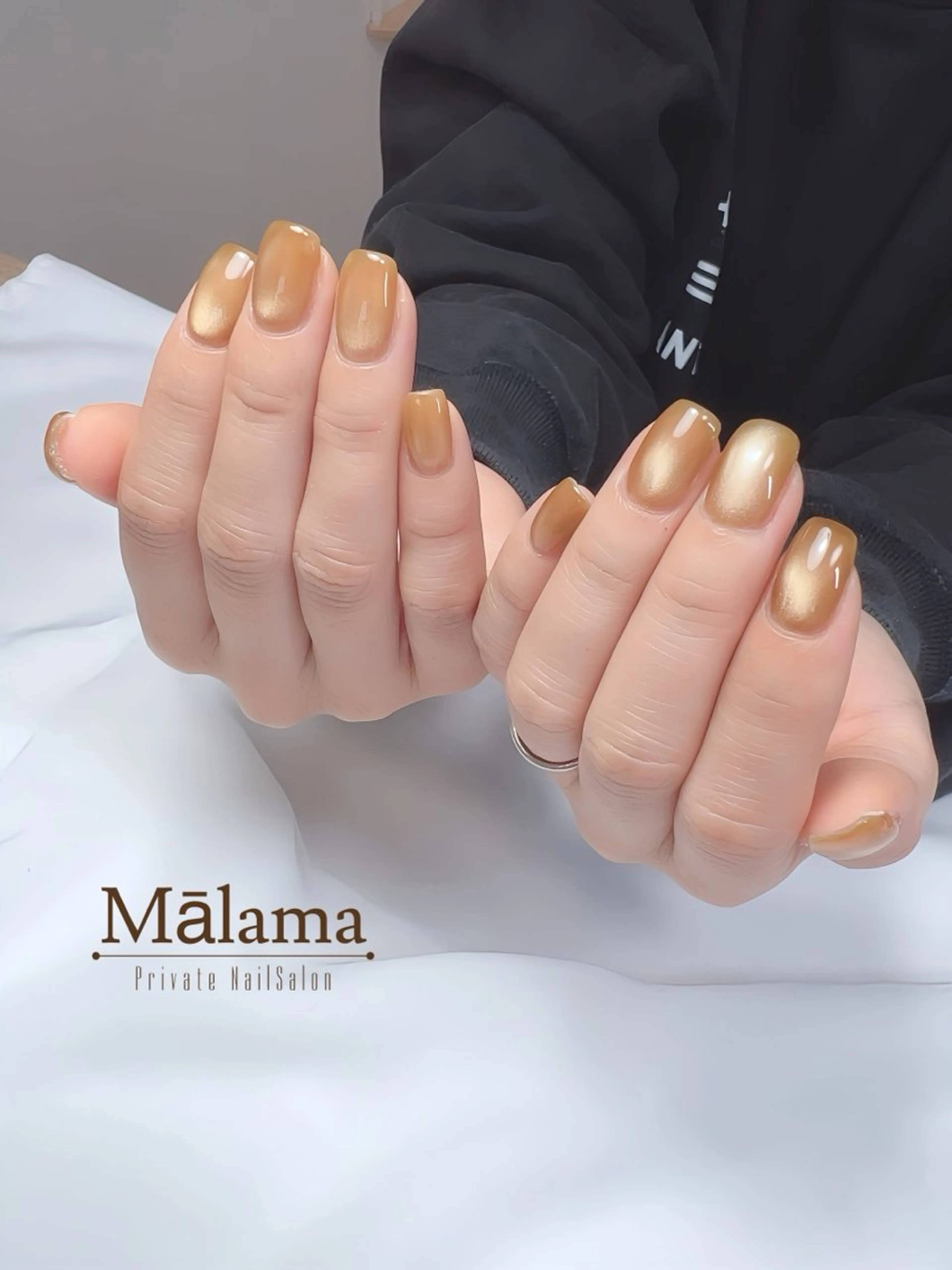 ネイル ジェルネイル マグネットネイル ハンドネイル Malama ___Ayakaのネイルデザイン