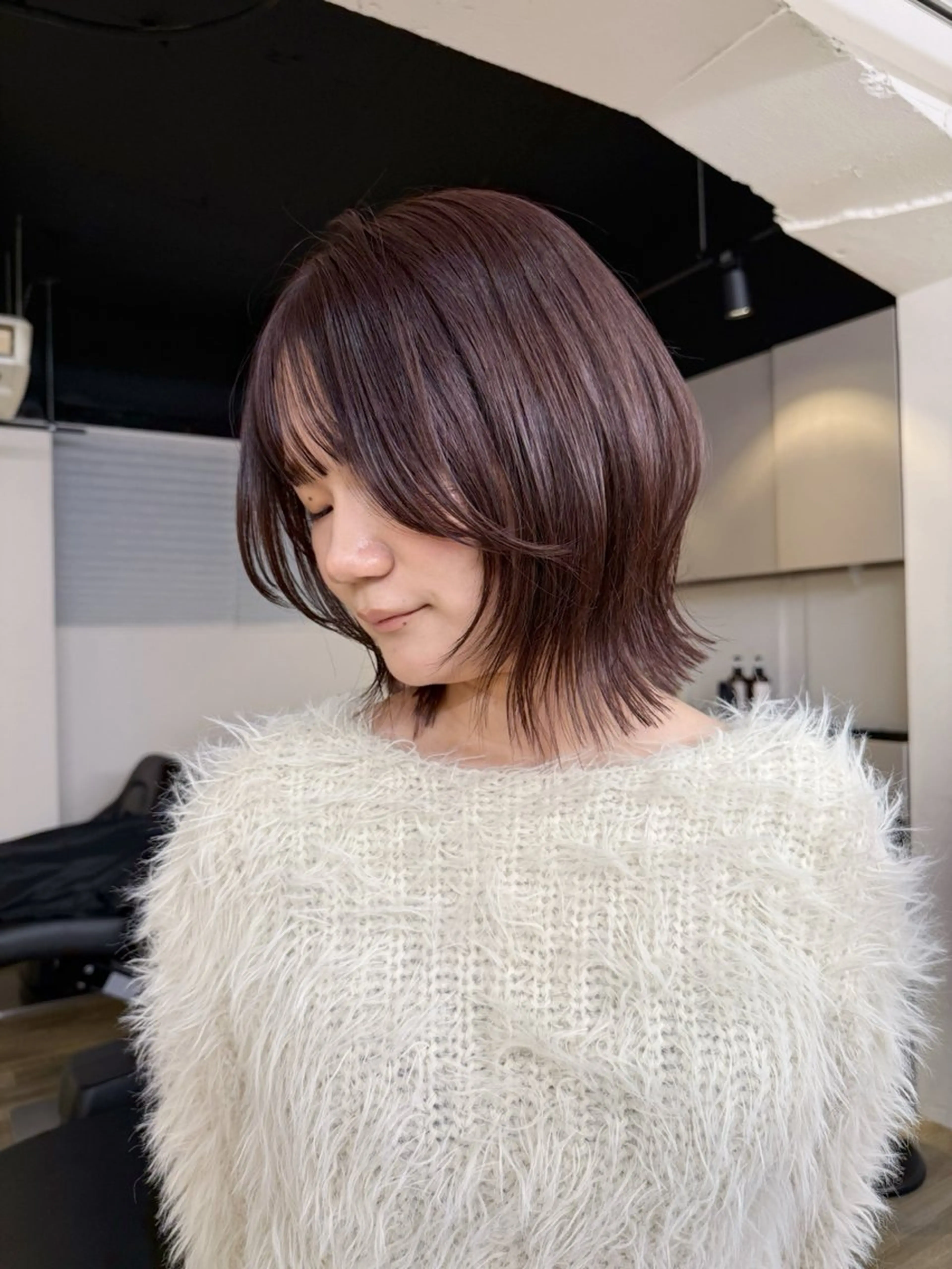 ショート カラー カット ヘアカラー トリートメント ♡アヤメ/レイヤー ボブ♡渋谷のヘアスタイル