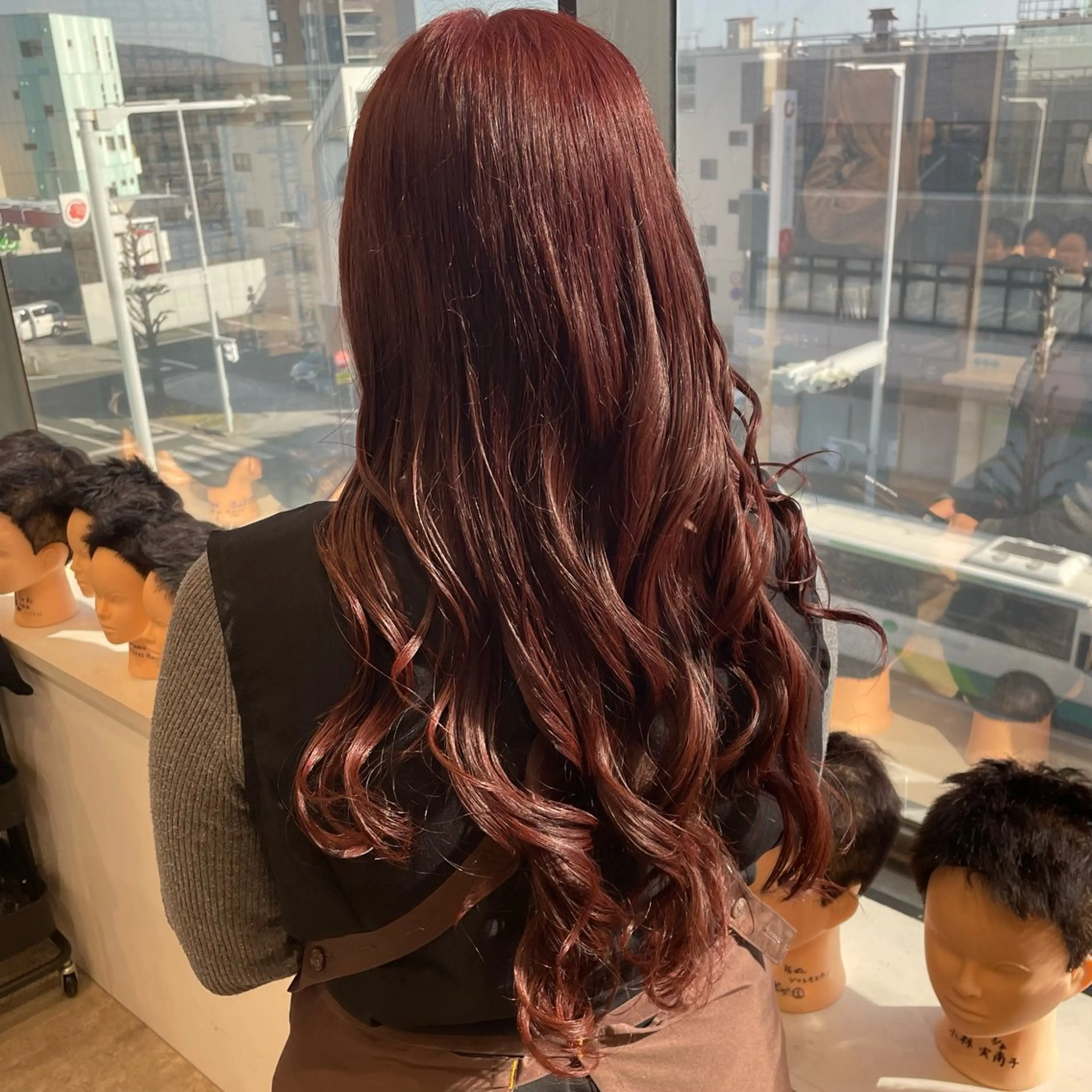 ロング カラー ヘアアレンジ YUNA★ メンズパーマのヘアスタイル