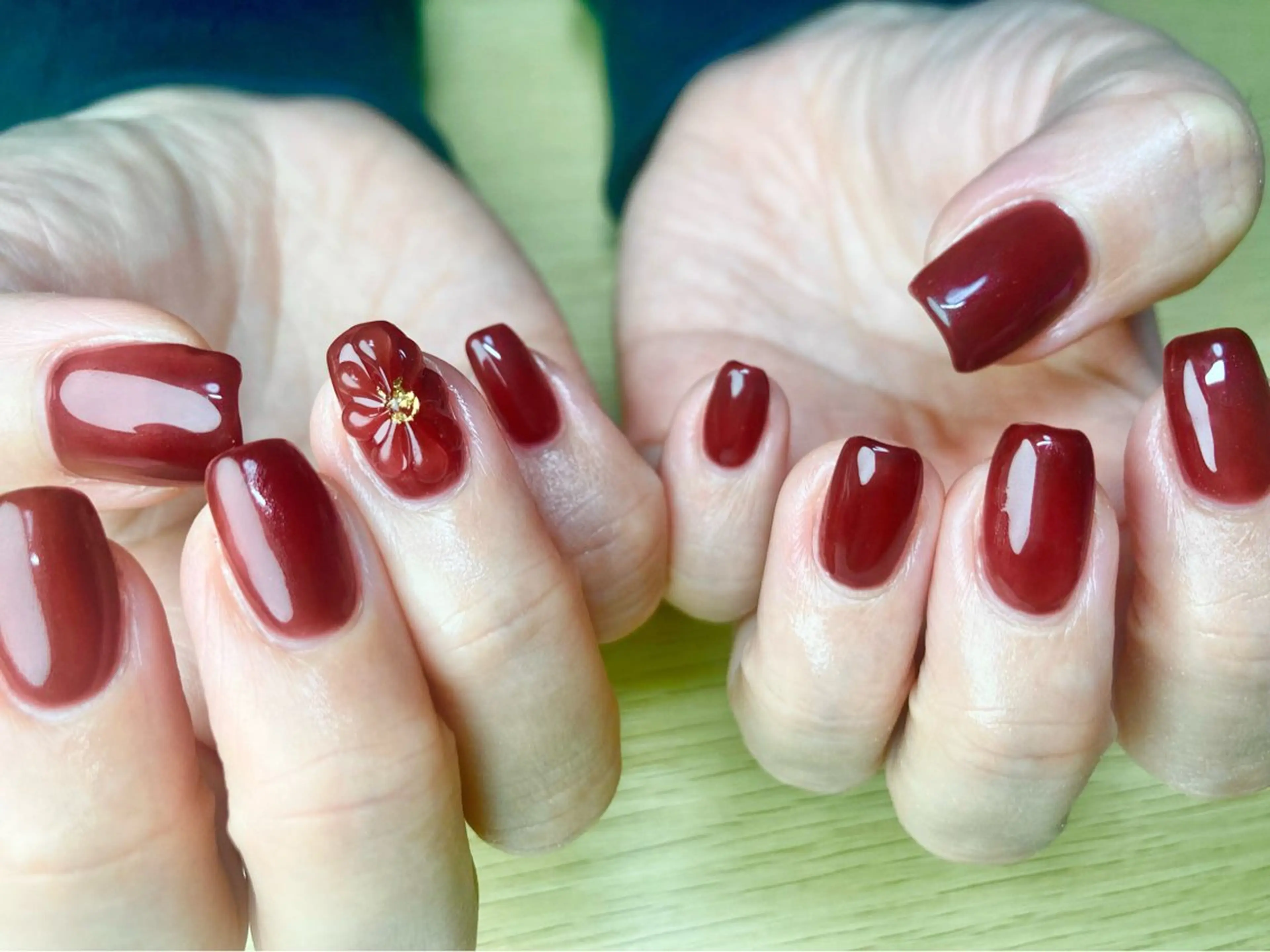ネイル アートネイル ワンカラーネイル シンプルネイル ハンドネイル nail  salon pista所属・K. Michiのネイルデザイン