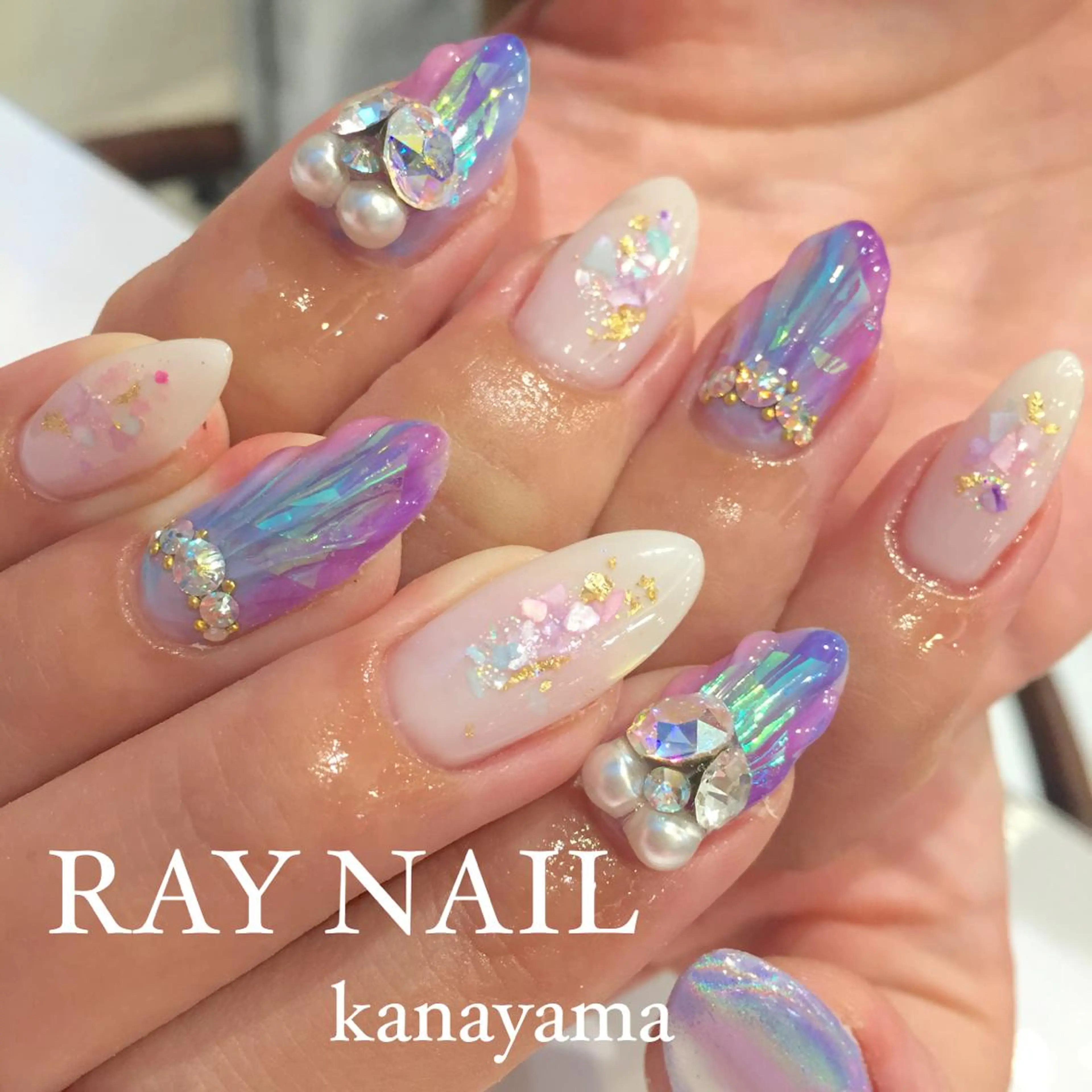 ネイル Arowa 伊田のネイルデザイン