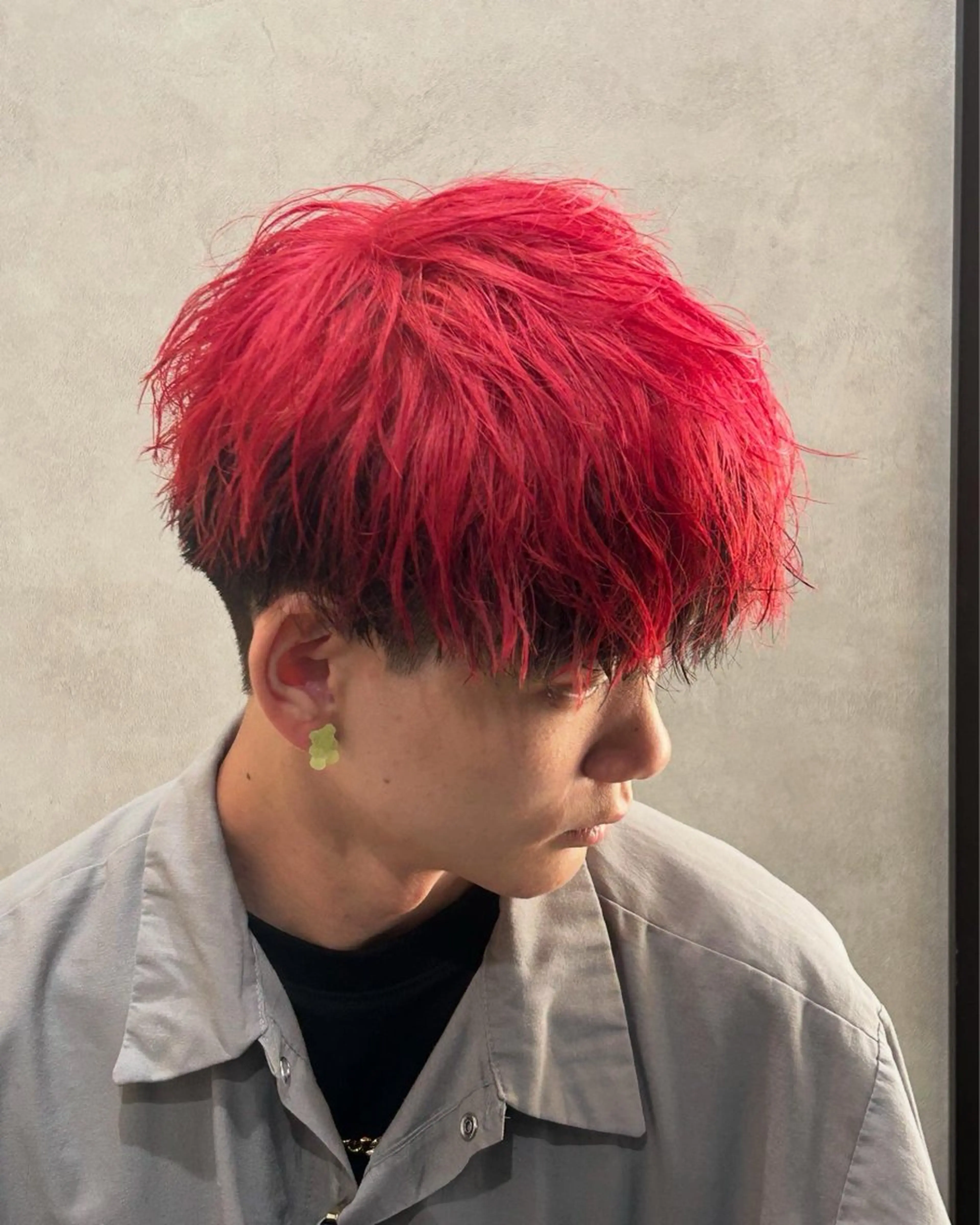 ショート レイヤーカット ウルフカット カット パーマ 革命🔥朝楽☀無造作 パーマ SHOTAのヘアスタイル