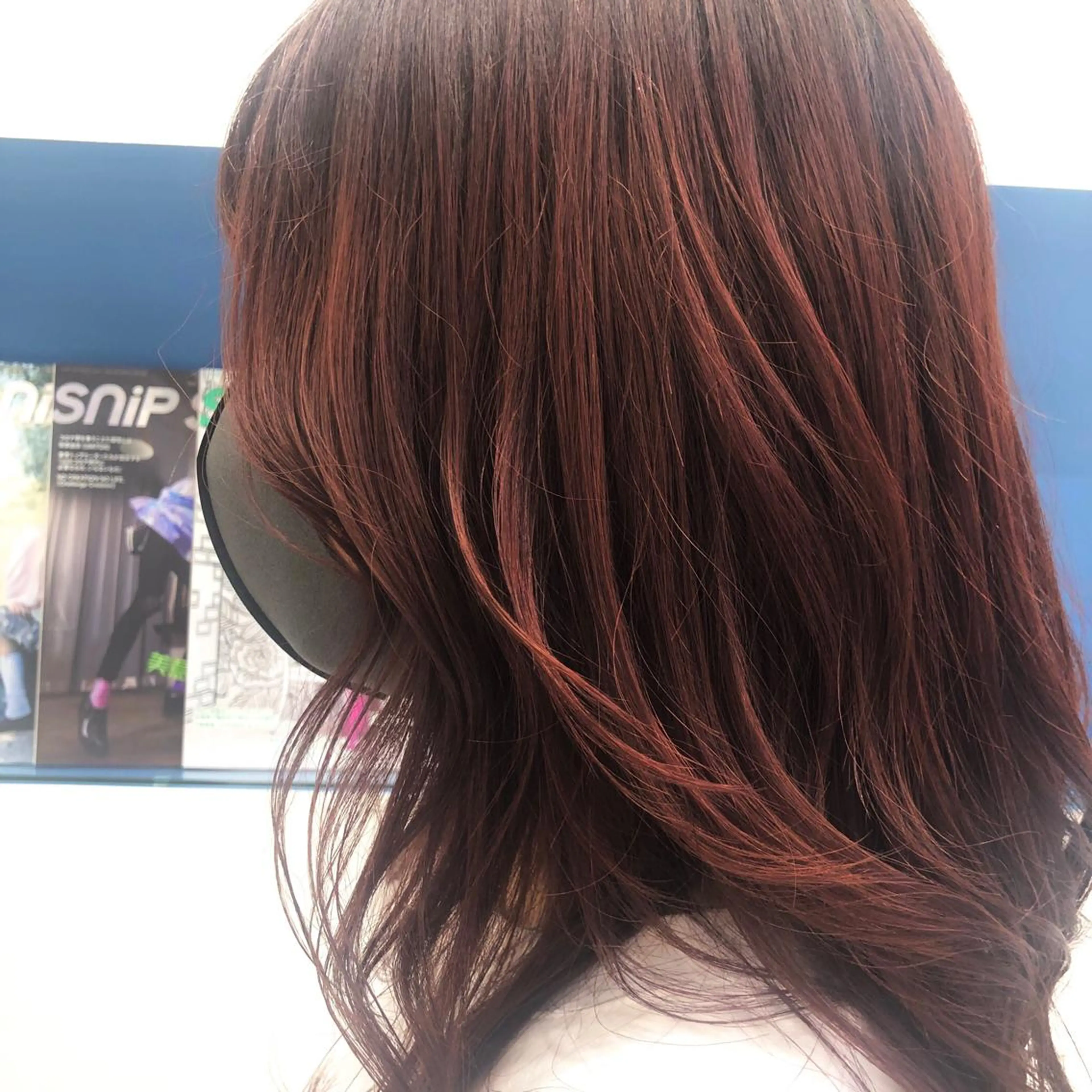 セミロング カラー 松永 梨央のヘアスタイル