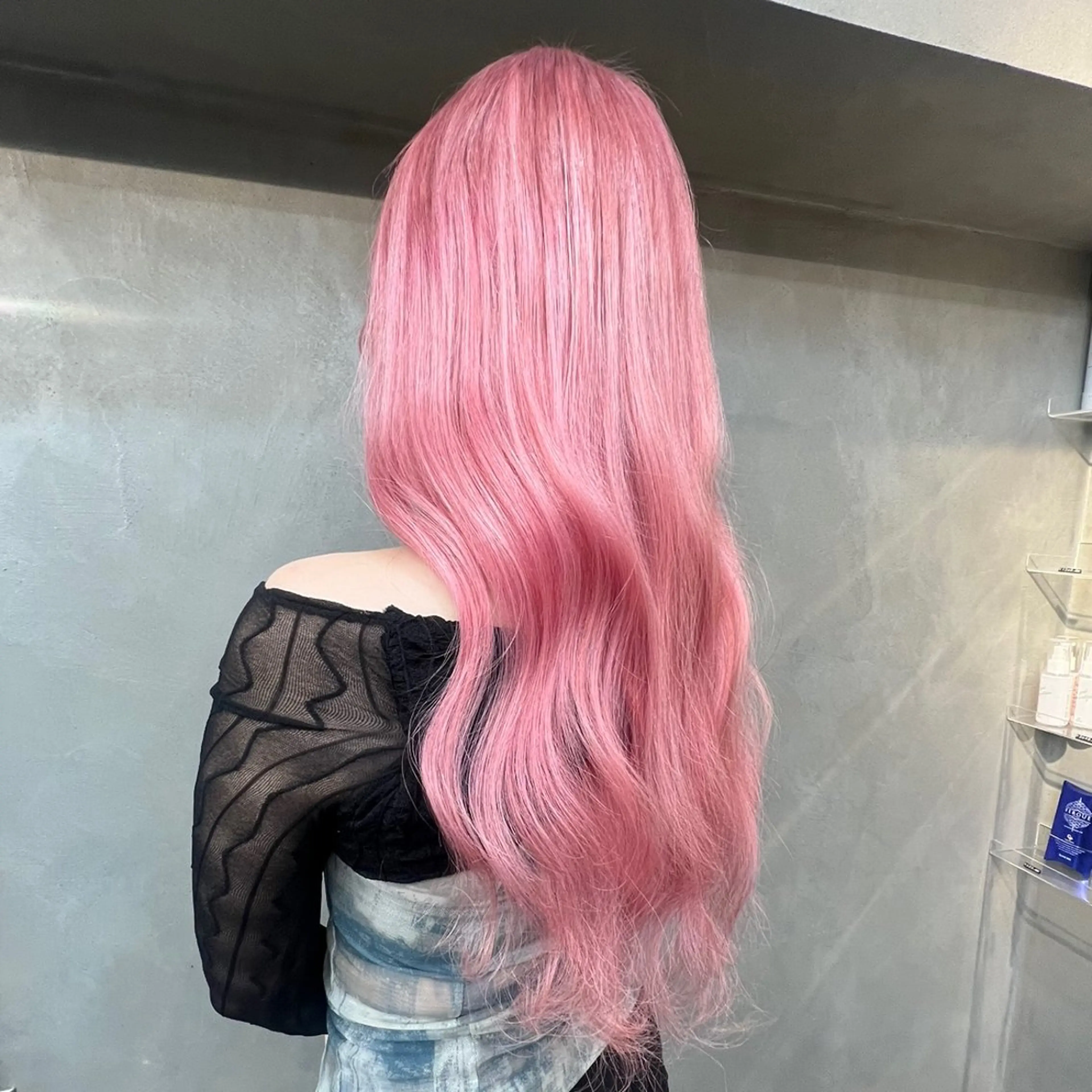 ロング エクステ ❤️‍🔥シールエク ＋カラー京❤️‍🔥のヘアスタイル