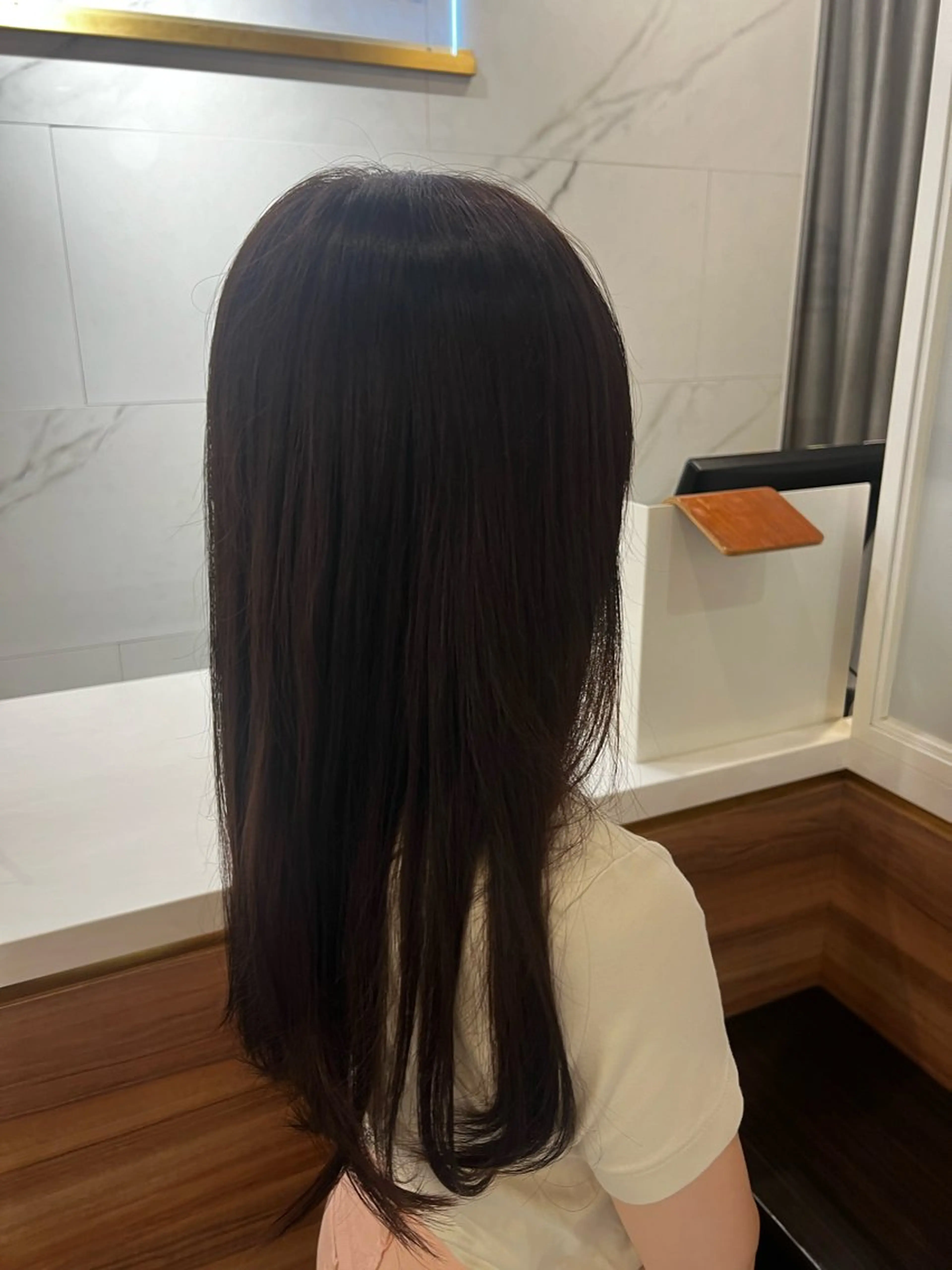 カラー ストレートパーマ🦢 ユメのヘアスタイル
