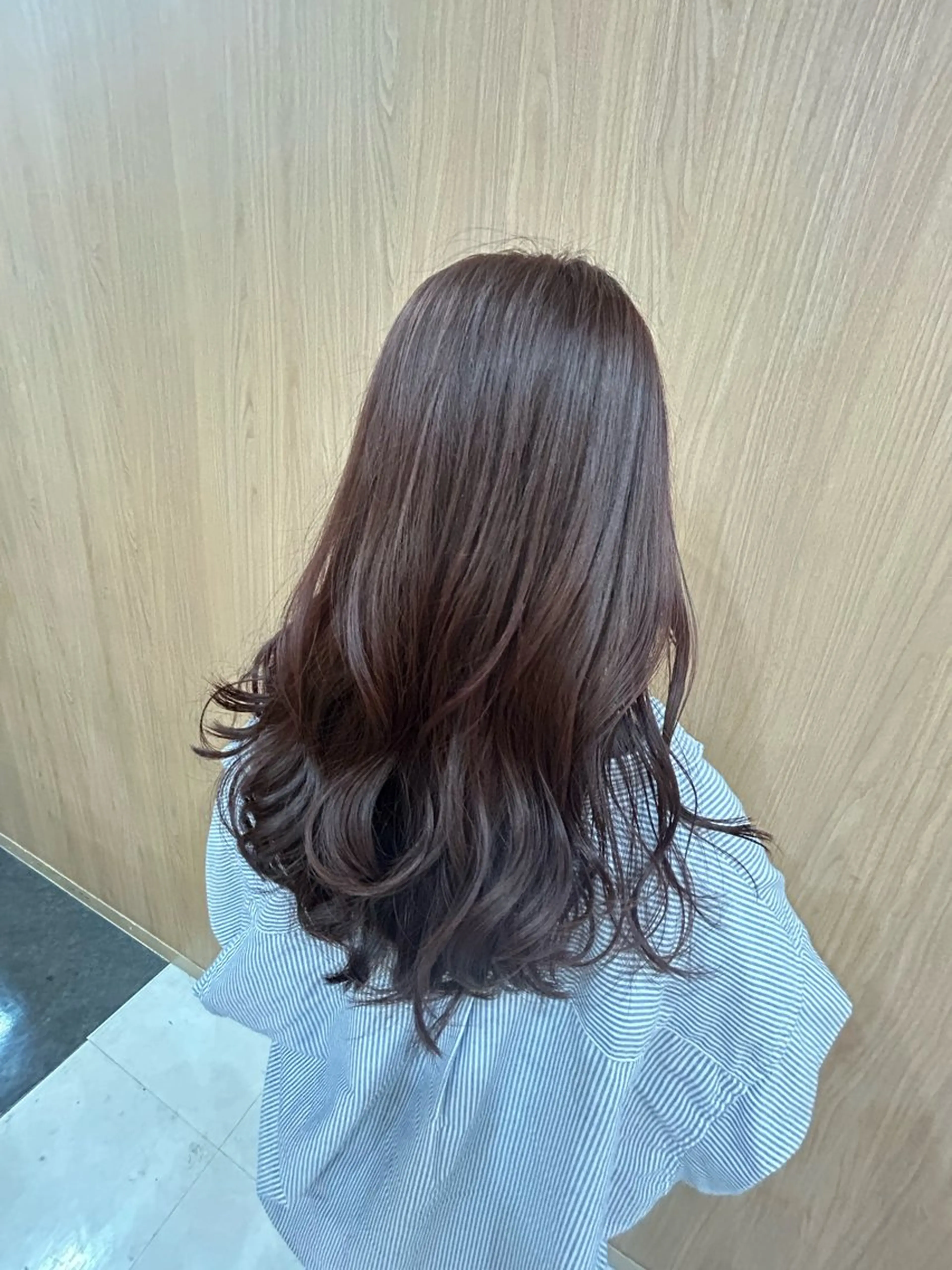 ロング カラー league所属・大八木 美咲のヘアスタイル