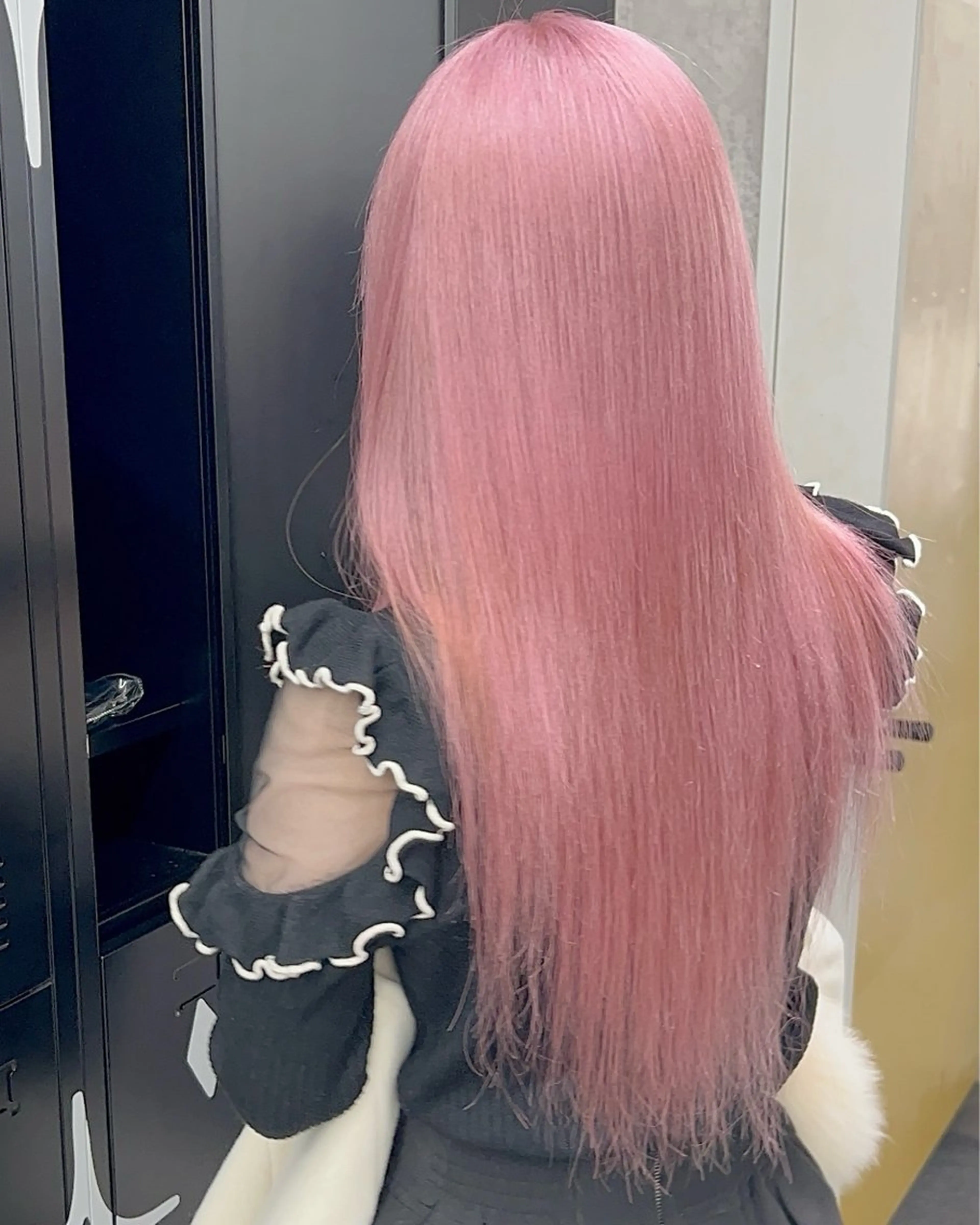 ロング カラー ヘアアレンジ ヘアカラー トリートメント 💕誰より可愛い💕 ピンク🎀YUUKAのヘアスタイル