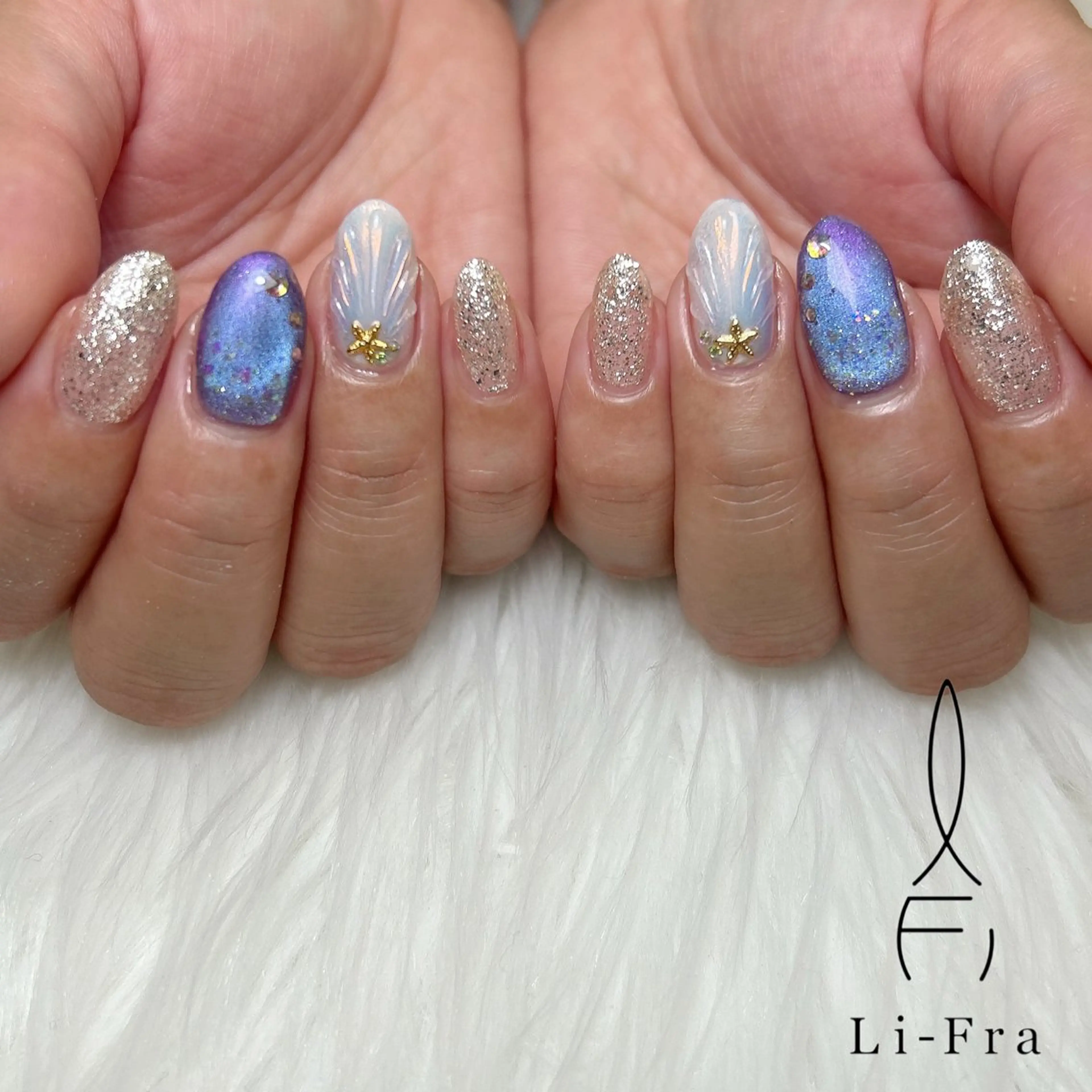 ネイル ハンドネイル lifra MANAKAのネイルデザイン