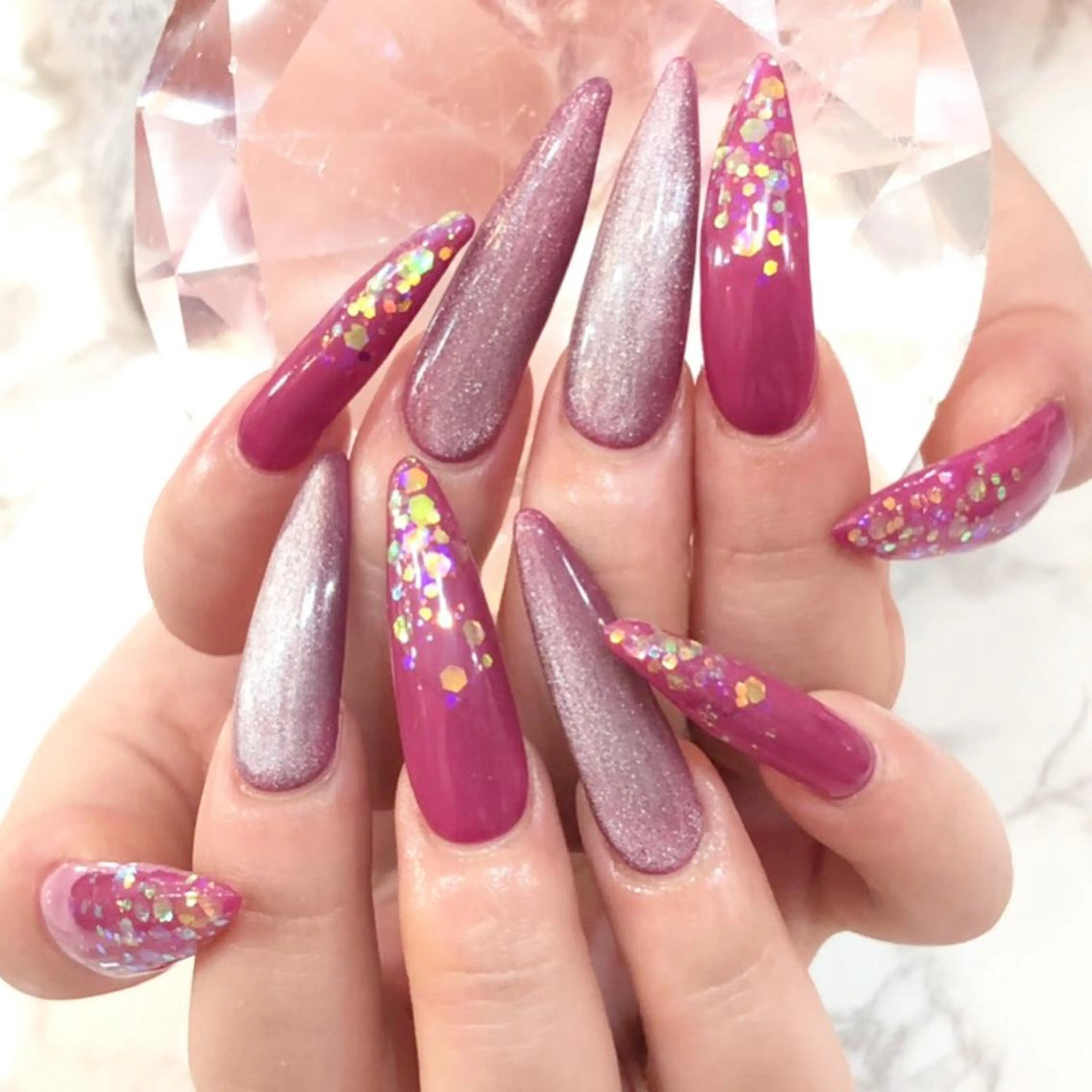 ロング カラー メンズ キッズ ネイル NAILSGOGO shibuyaのネイルデザイン