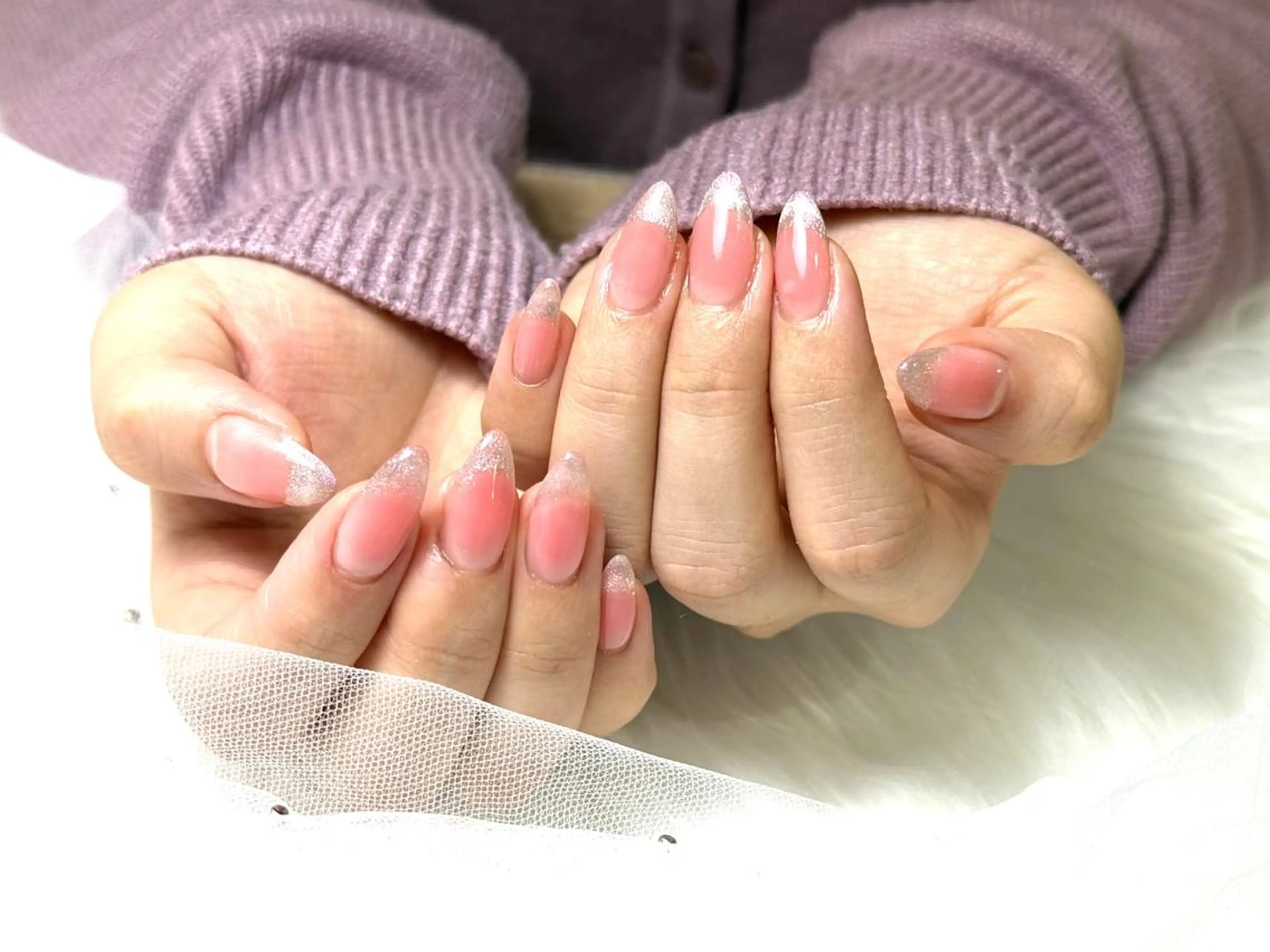 ネイル チークネイル フレンチネイル Sunny houseのネイルデザイン