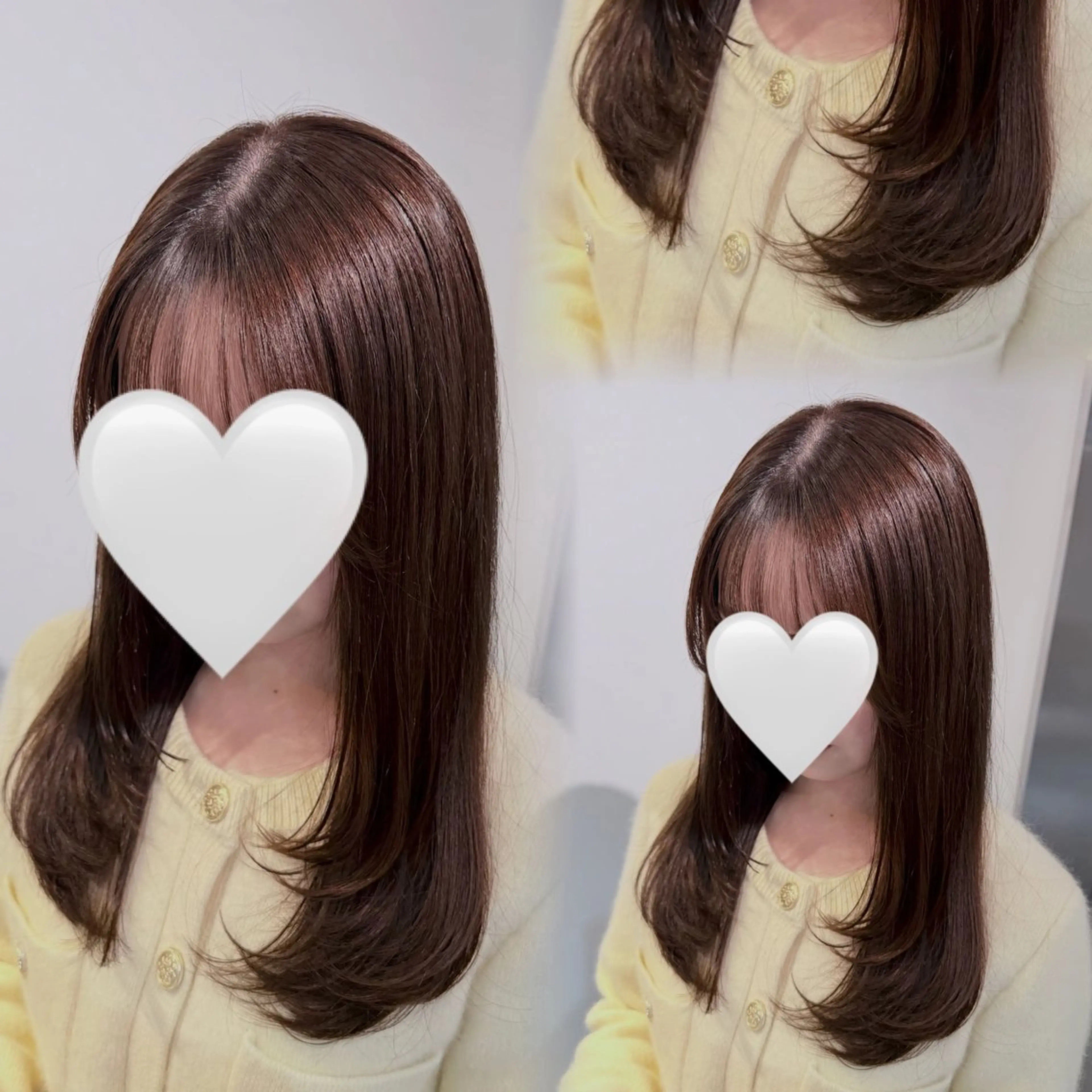 セミロング カット ヘアカラー トリートメント 🦈AKARI🦈 袋町/韓国風/透明感のヘアスタイル