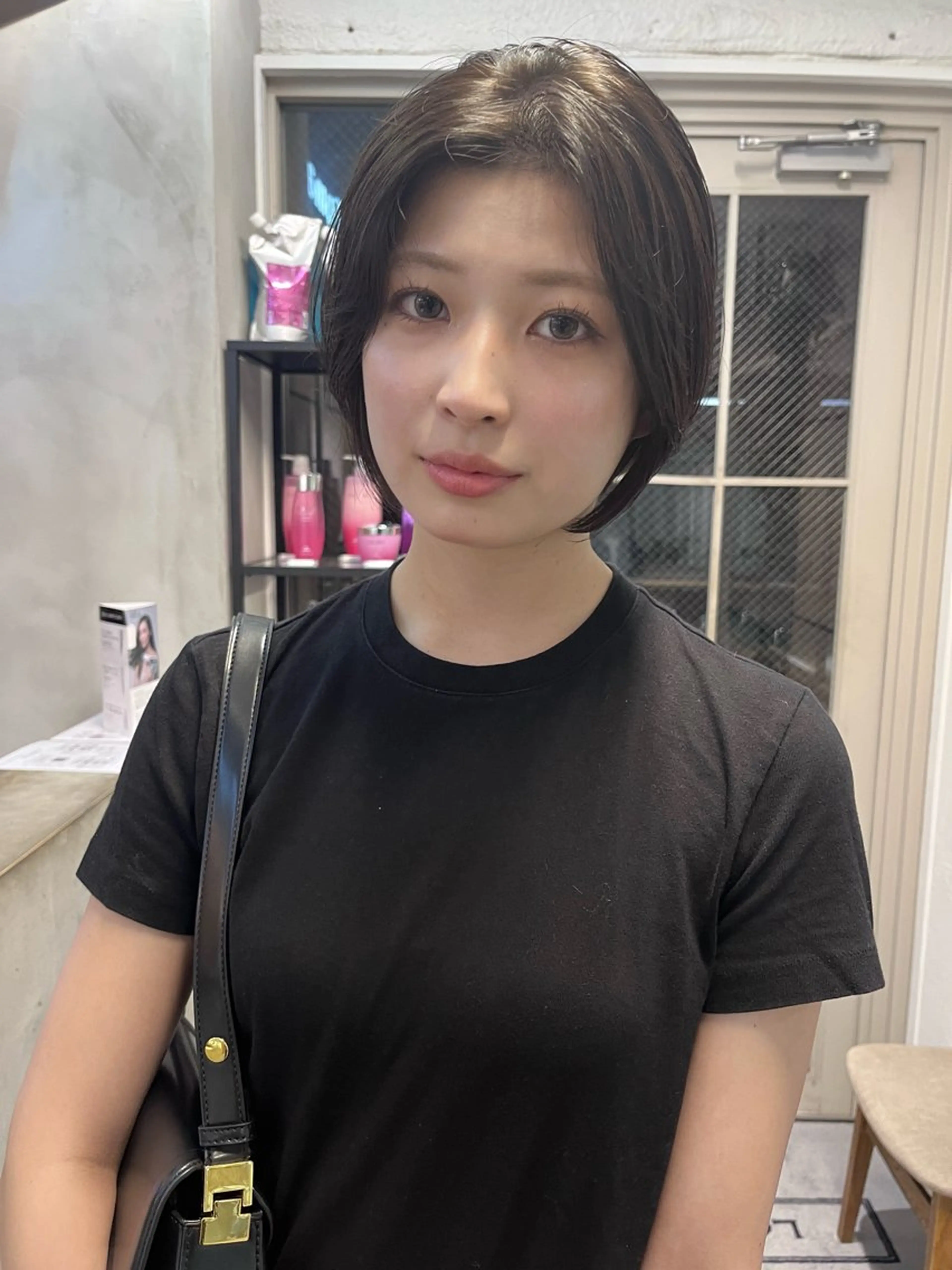 ショート カラー カット ヘアカラー トリートメント ヨシダ トモキのヘアスタイル