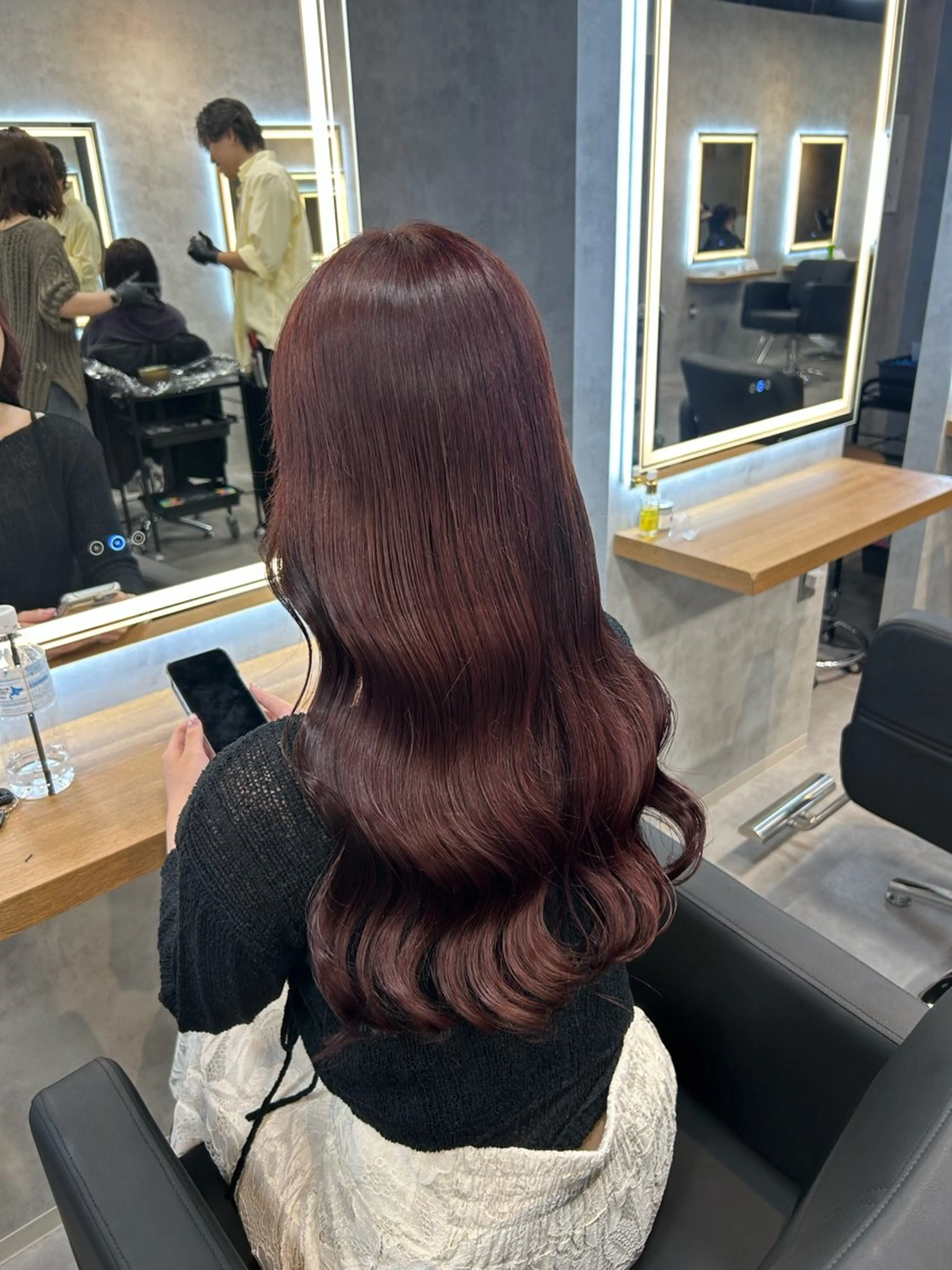 ロング カラー ヘアアレンジ カット ヘアカラー ブリーチなしの達人 🇰🇷KAITOのヘアスタイル