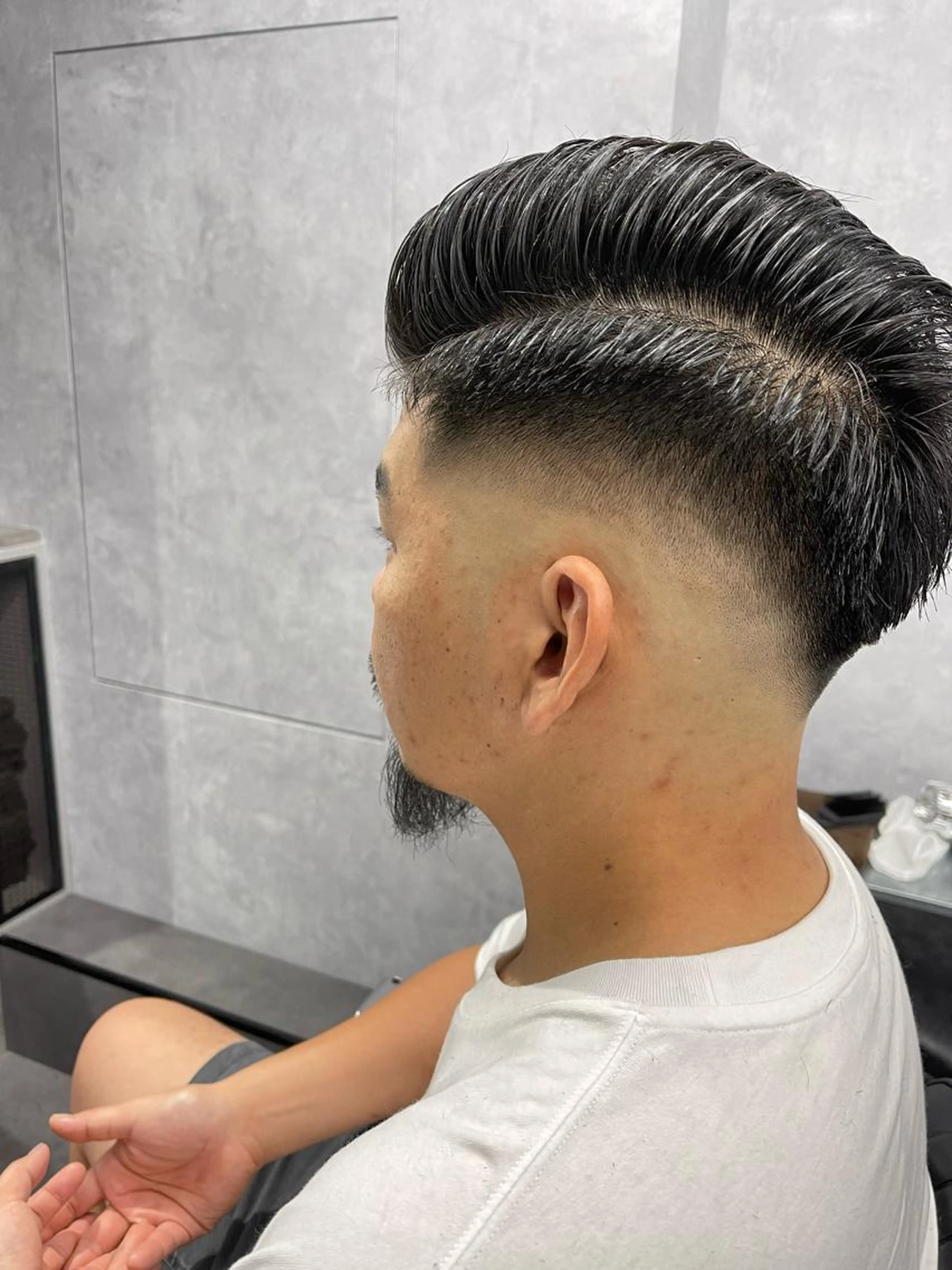 カット＋フェード(0mm​〜​)＋シャンプー＋セットの写真