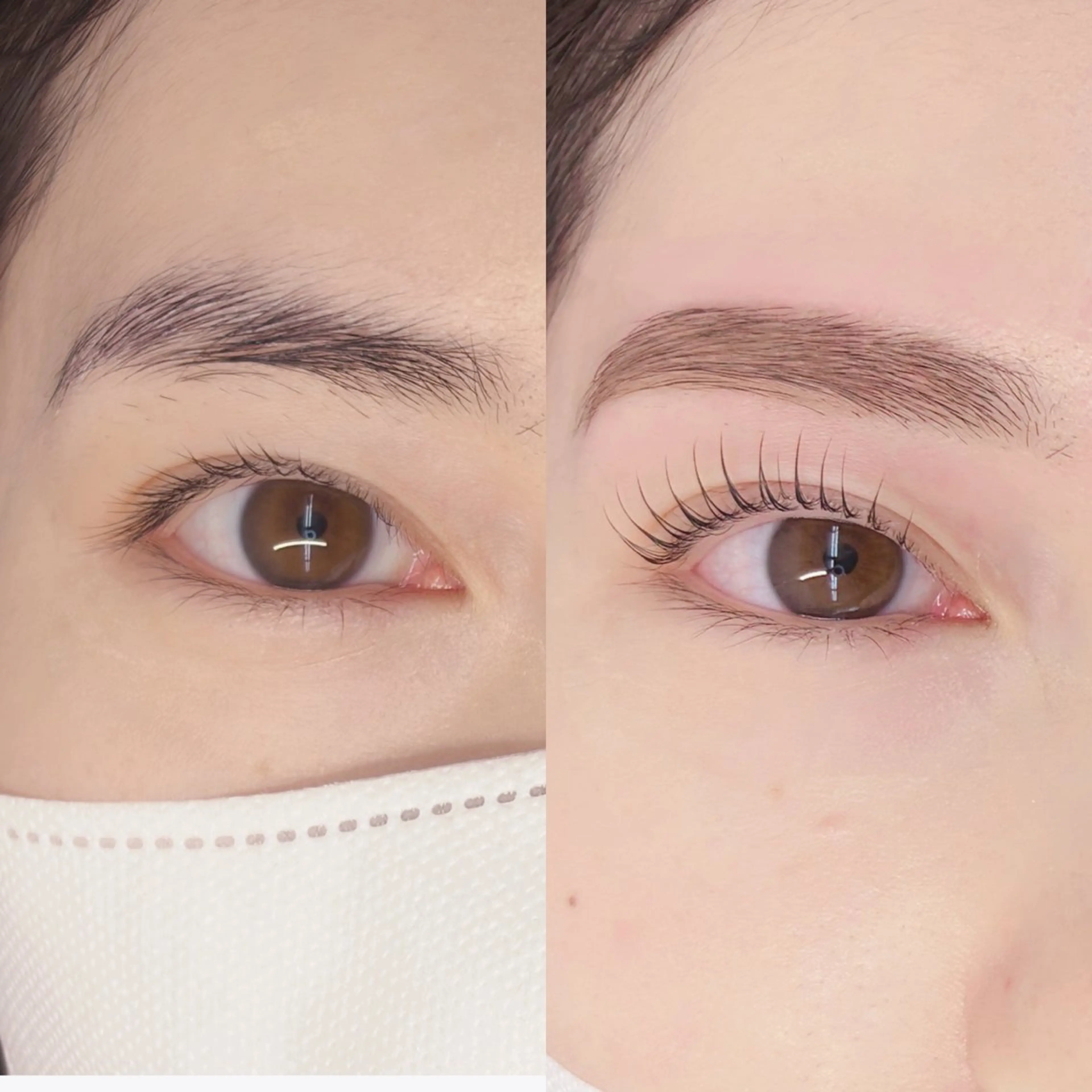 まつげパーマ+眉毛ワックスの写真