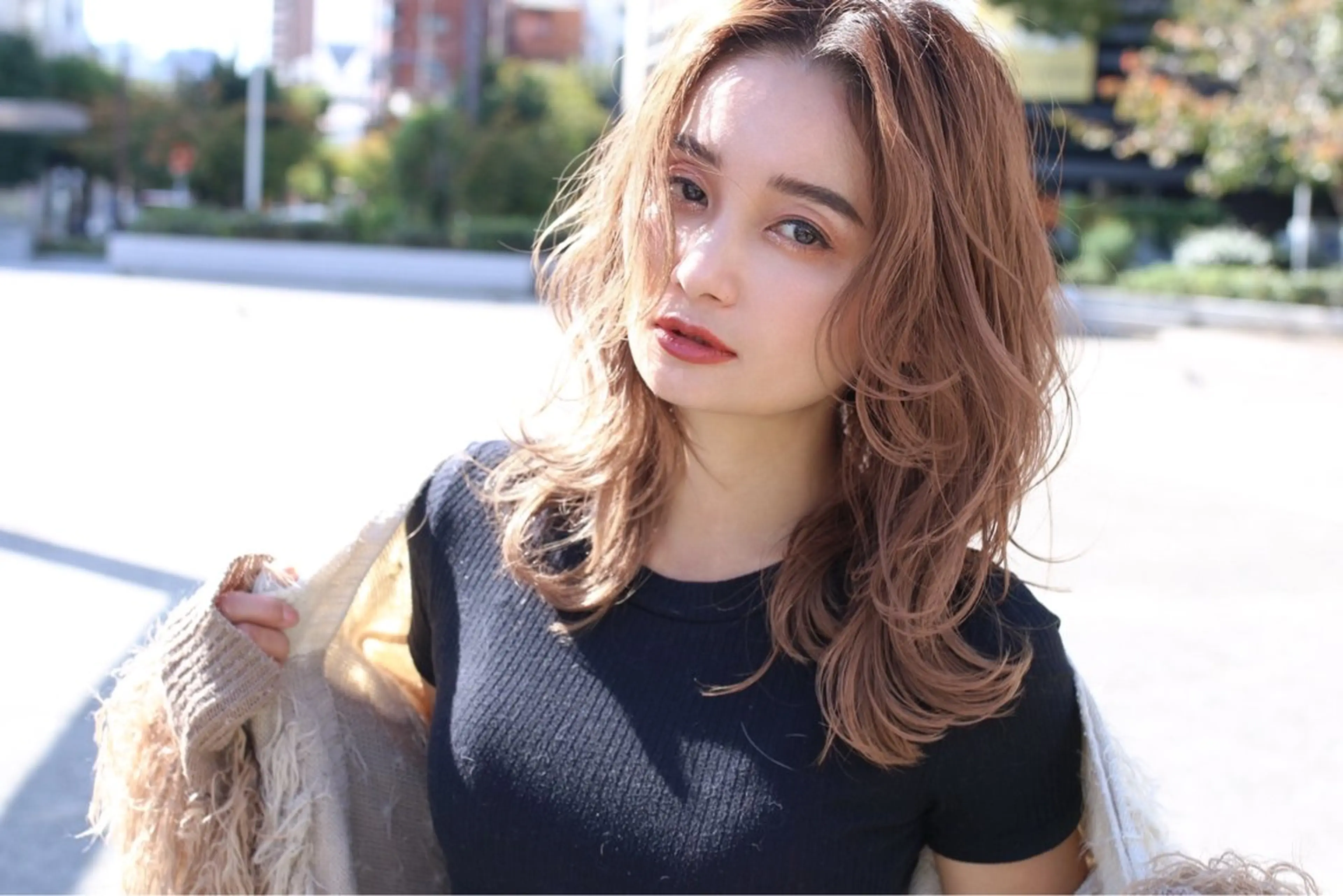 セミロング ☆ハイトーン口コミ◎ WiLL/京橋のヘアスタイル