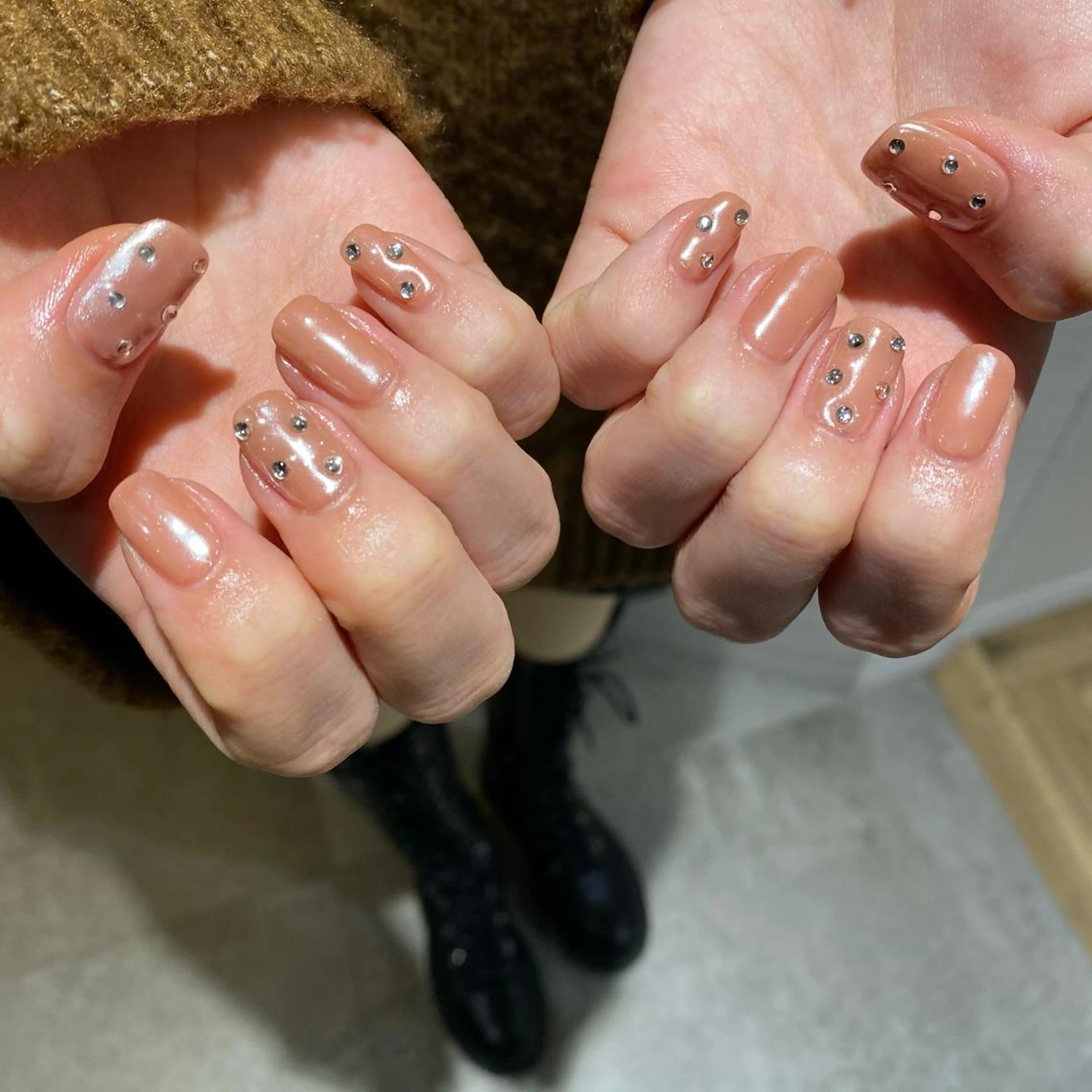 ネイル sio.nail&eyebrow salon shimokitazawa2号店所属・nailist mana𖤐´-のネイルデザイン