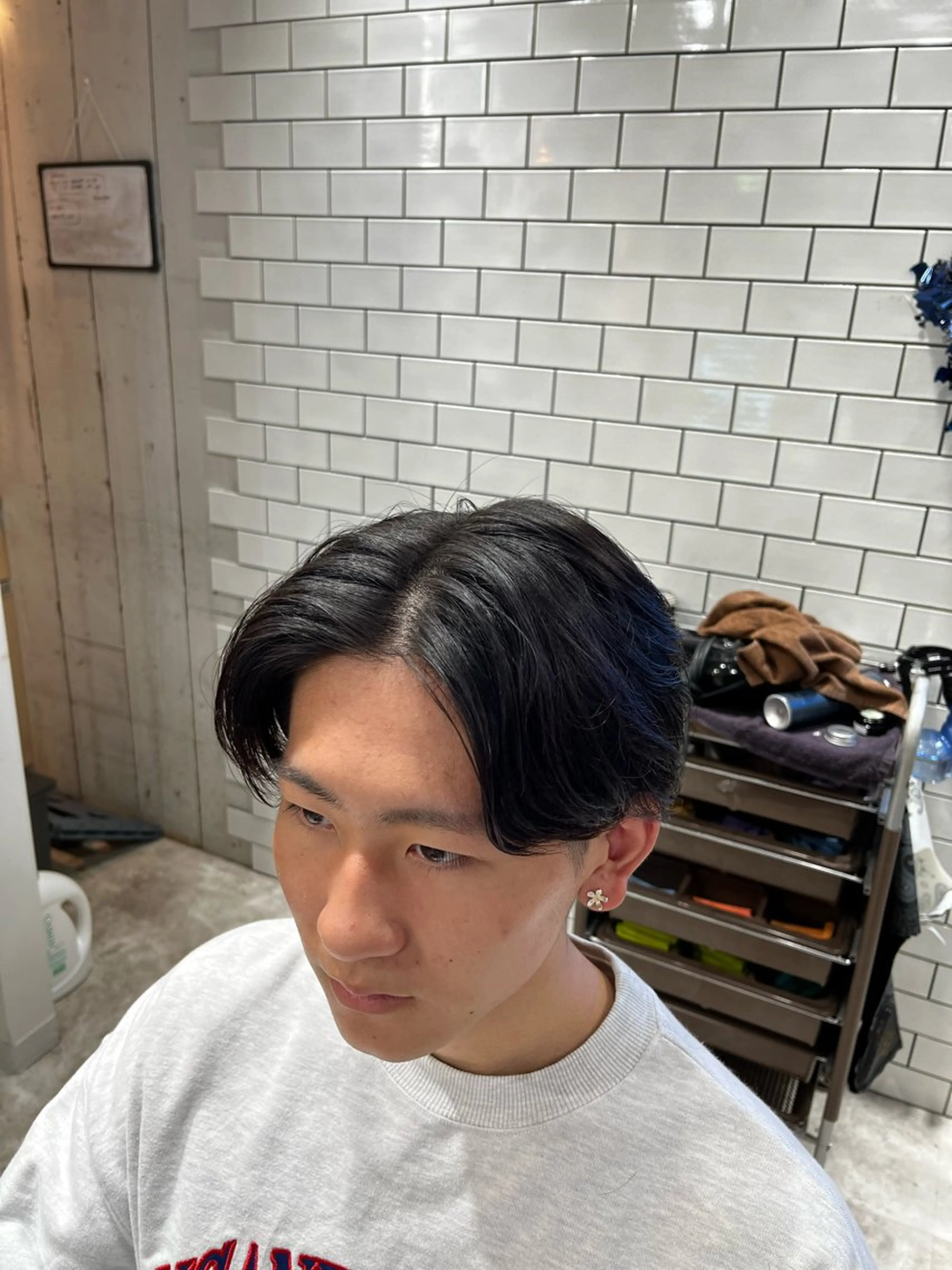 パーマ メンズ メンズパーマ ニュアンスパーマ カット パーマ 👑大宮メンズカット ﾒﾝｽﾞﾍｱ/稲葉のヘアスタイル
