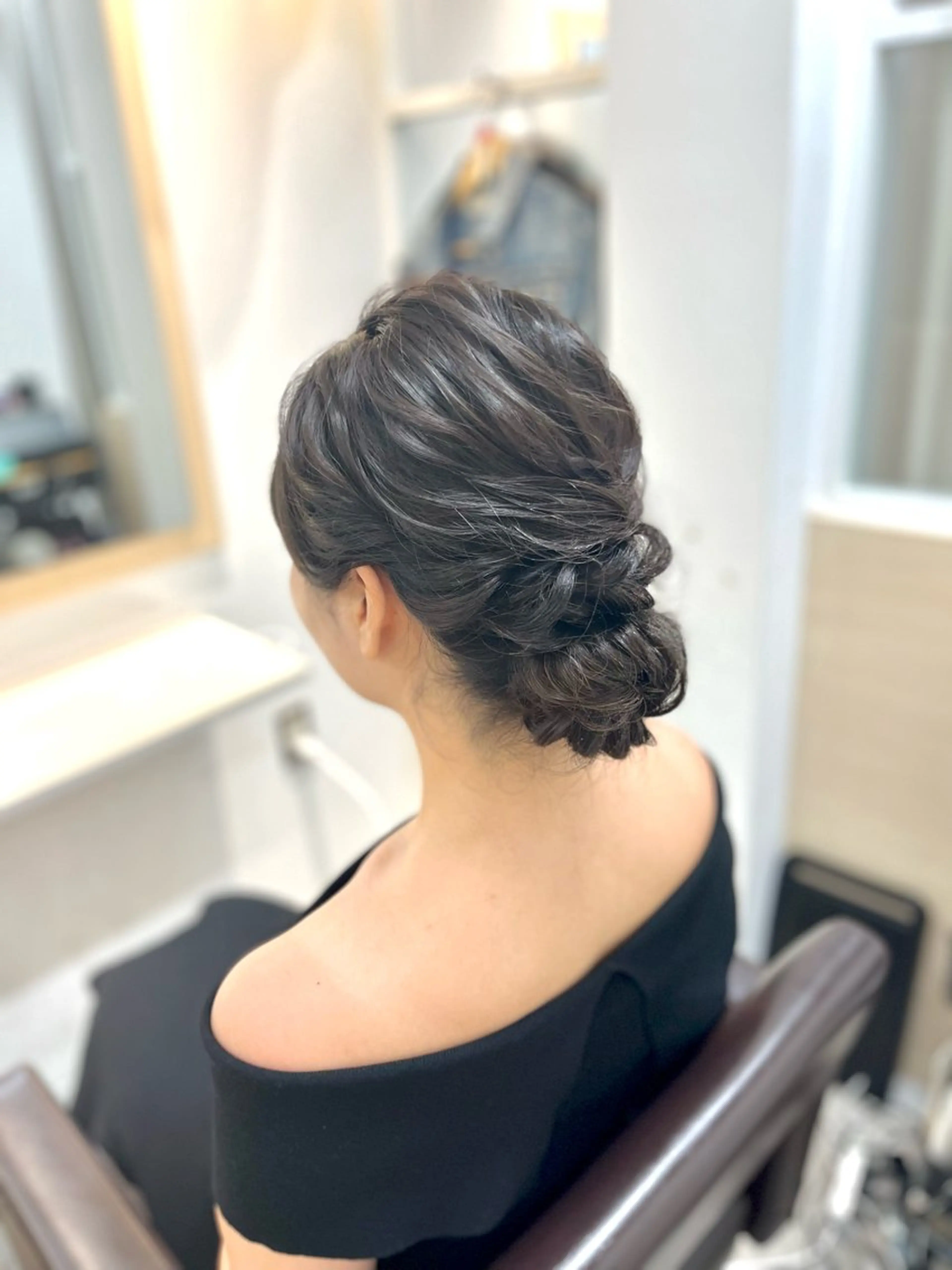 ヘアアレンジ 結婚式・ブライダル ヘアセット 似合わせヘアメイク 💐オダギリチアキのヘアスタイル