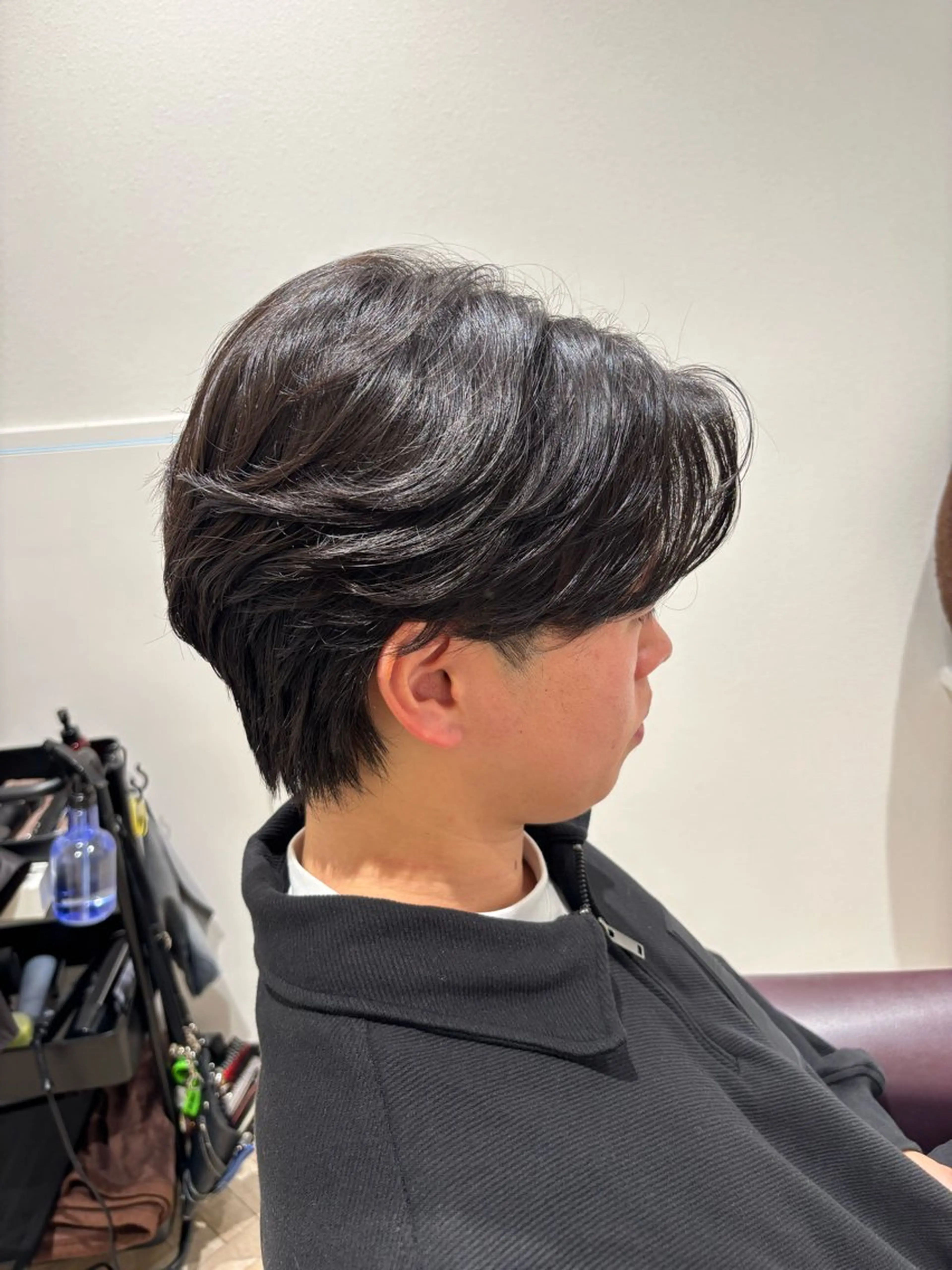 ショート パーマ メンズ カット パーマ LOUIMADNA栄所属・新規指名比率No.1 メンズパーマ/二村のヘアスタイル