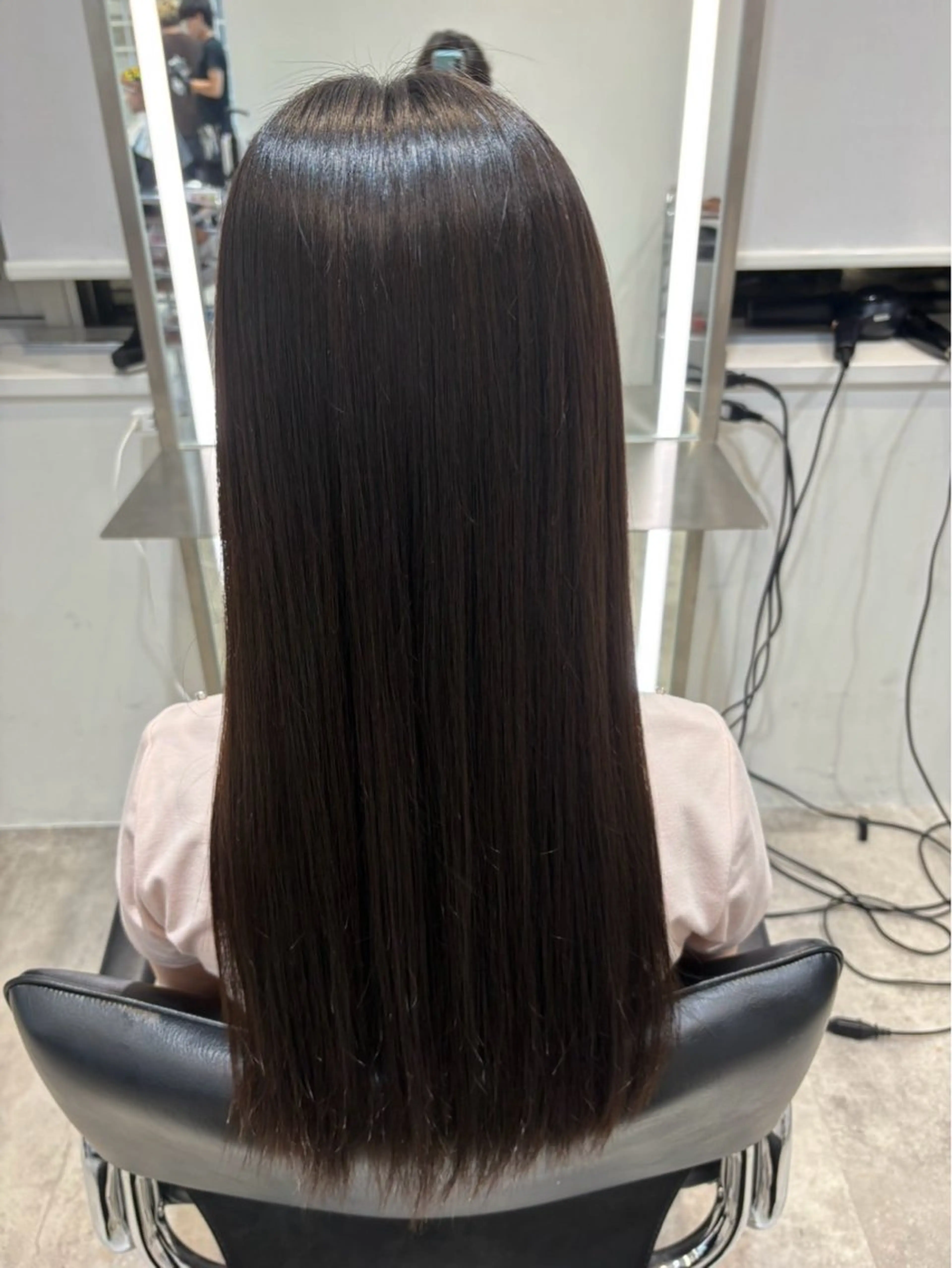 ロング 縮毛矯正 fifth渋谷所属・fifth春山 凜乃介のヘアスタイル