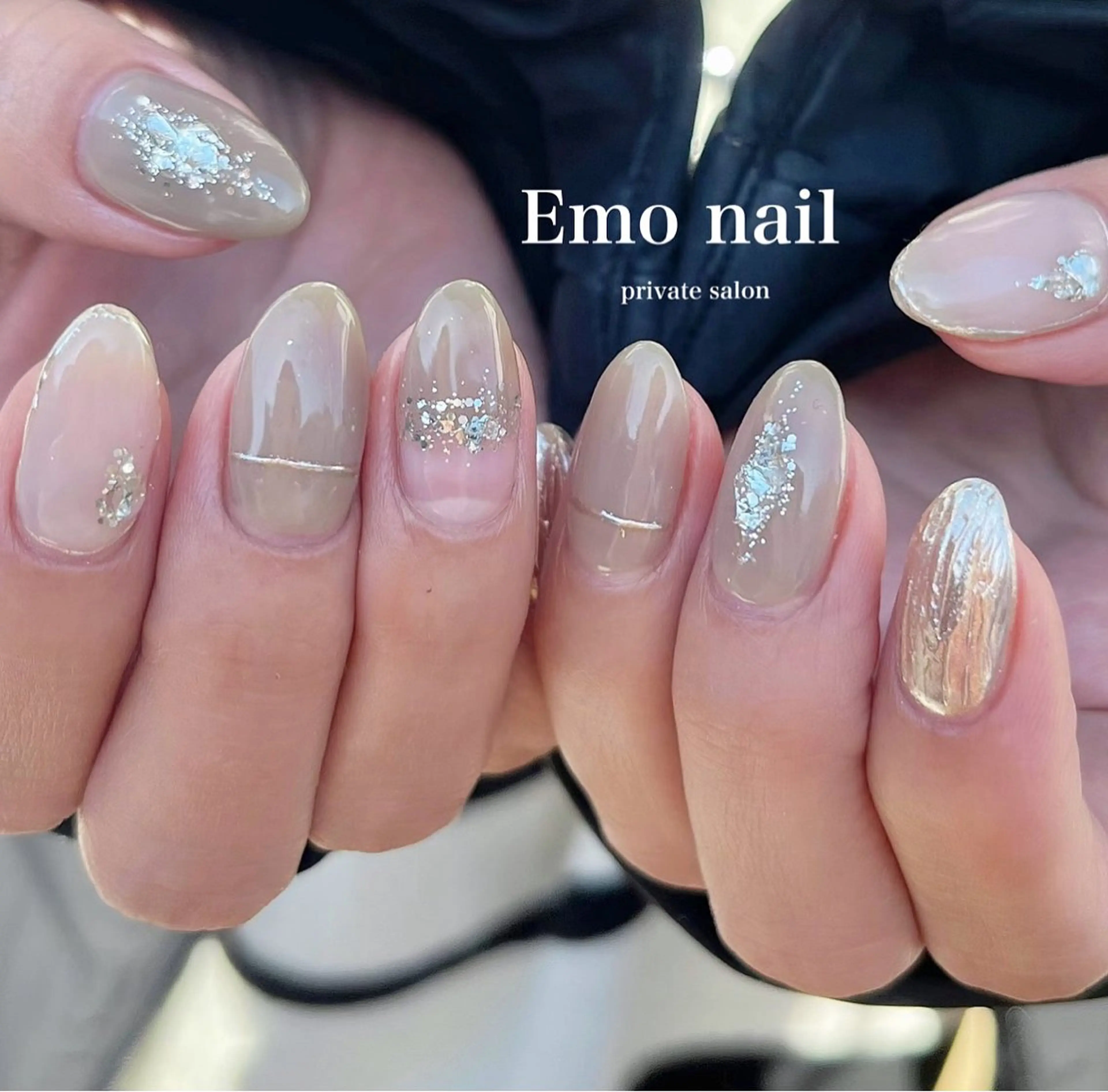 ネイル ハンドネイル 【子連れ可能🧸】 Emo　nailのネイルデザイン