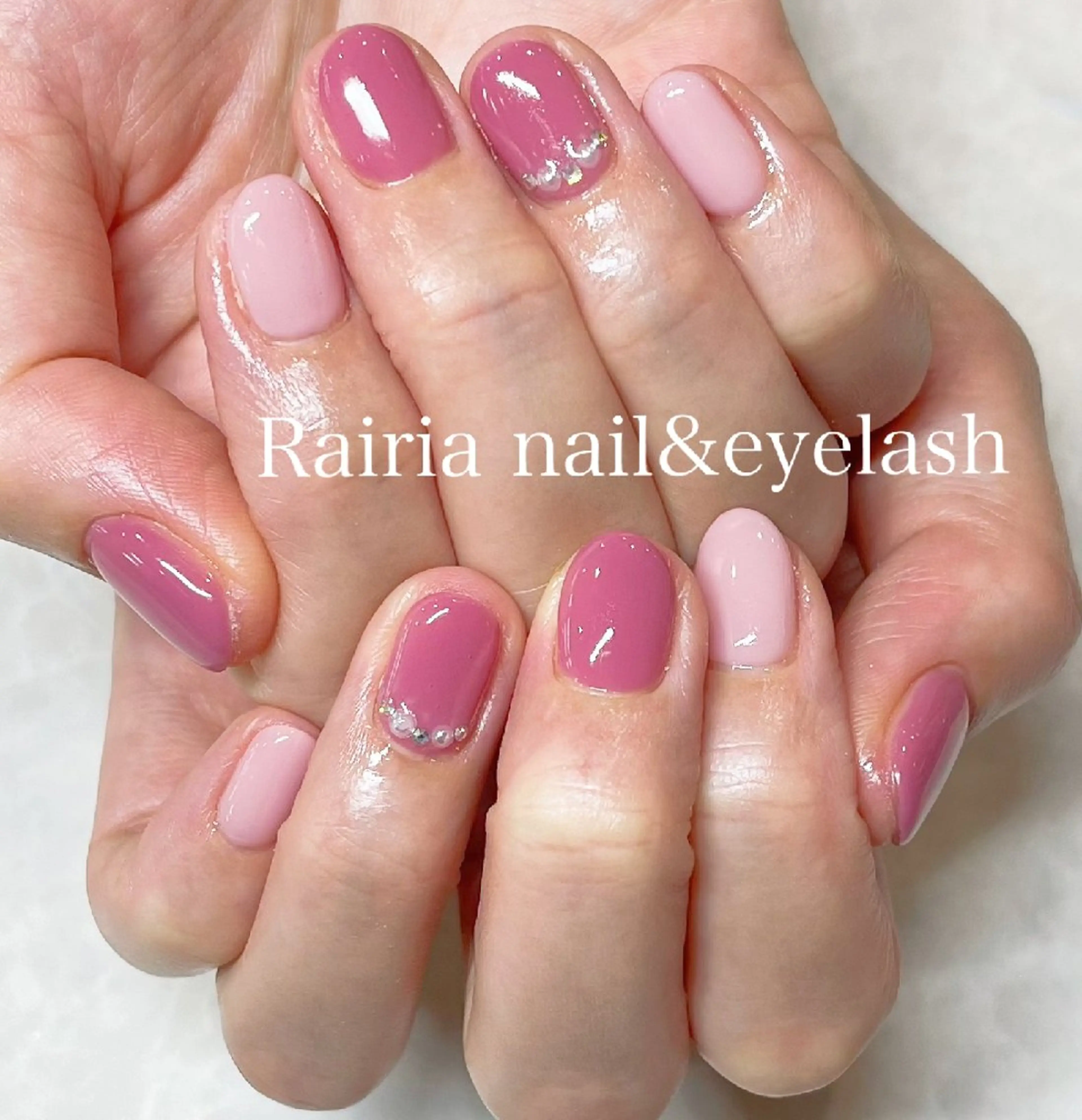 ネイル アートネイル ジェルネイル ニュアンスネイル パラジェル シンプルネイル Rairianail 小手指店のネイルデザイン