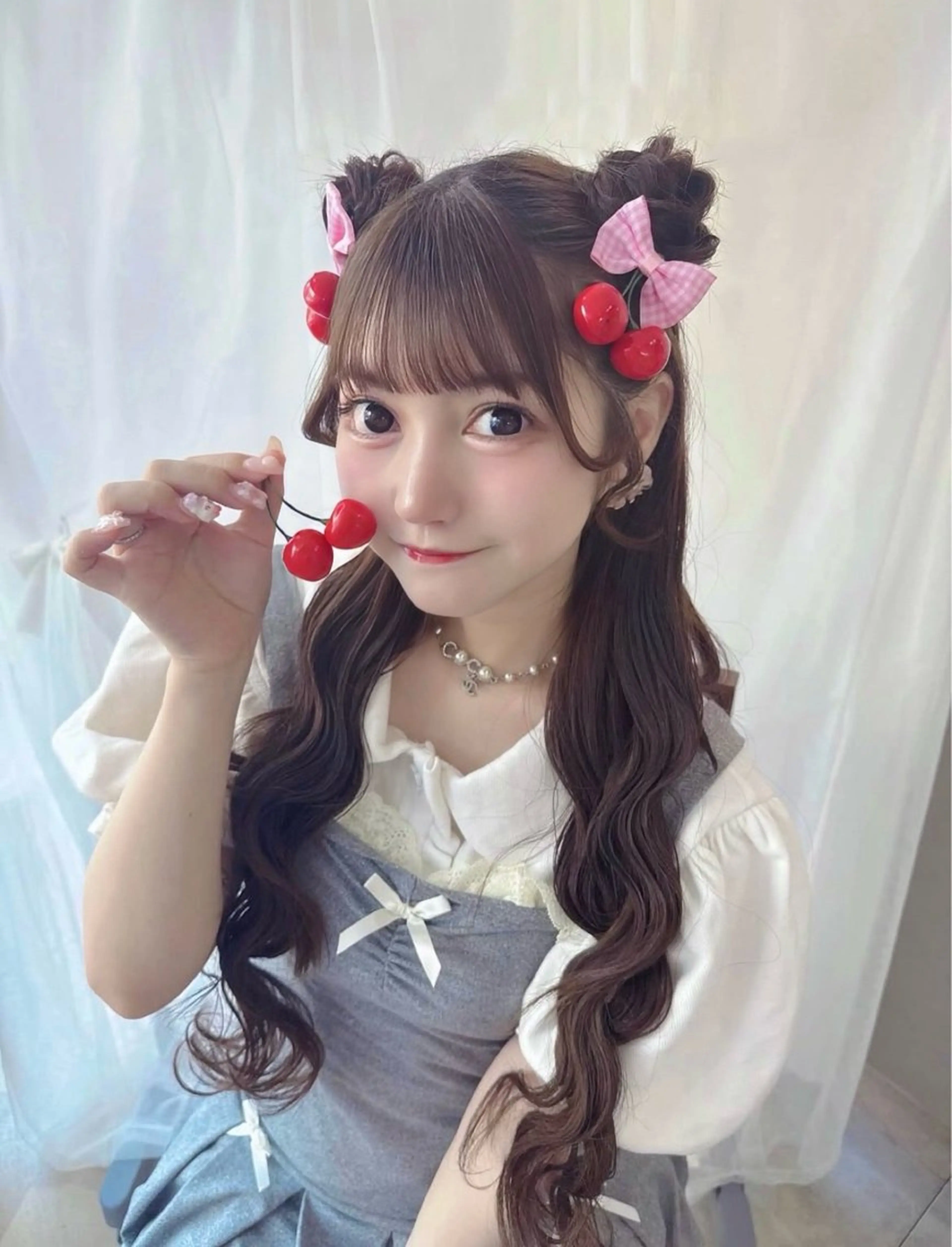 ロング ヘアアレンジ ヘアセット かわいい盛れ🎀池袋 / みい♡のヘアスタイル